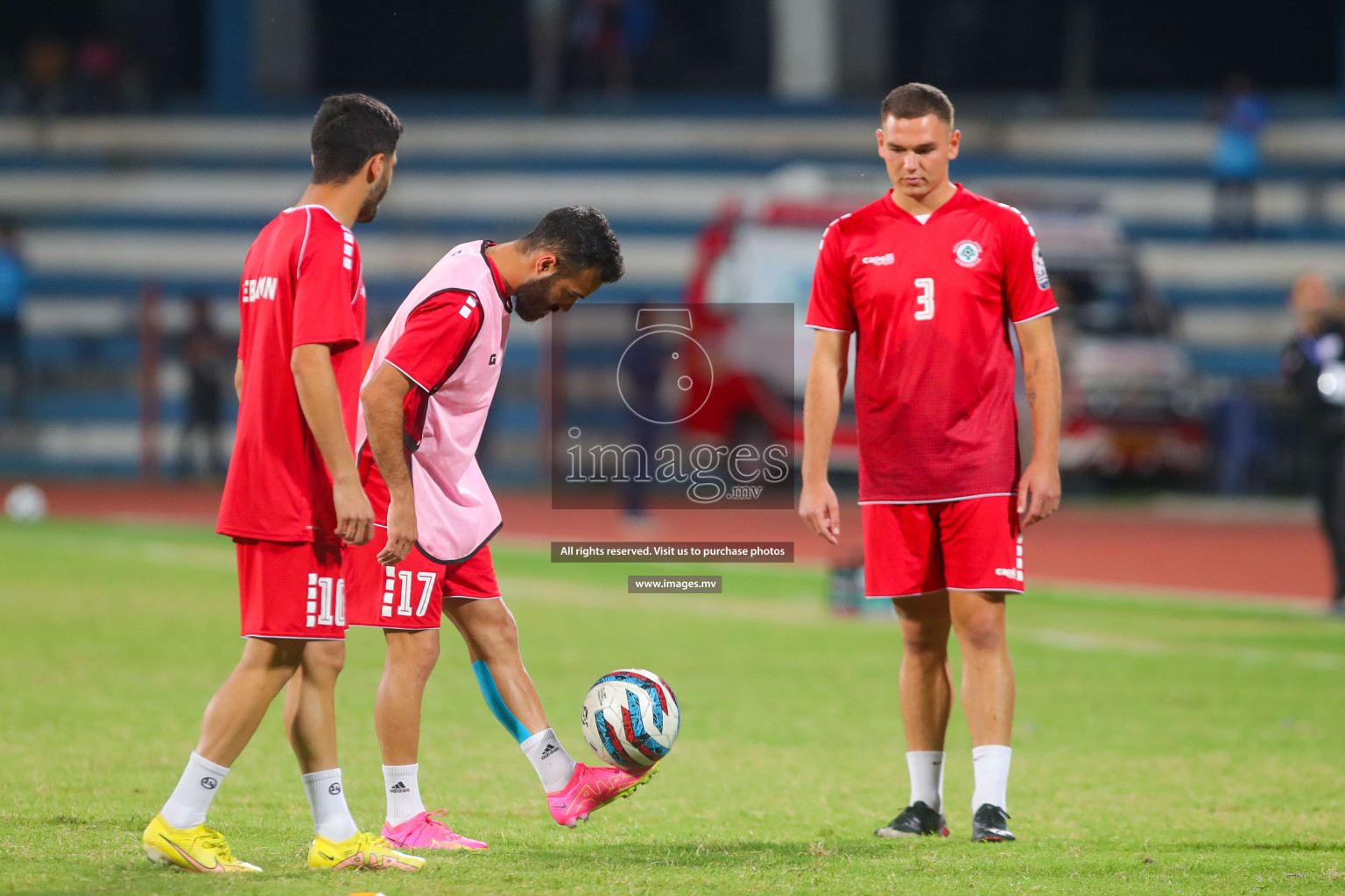 Lebanon vs India in the Semi-final of SAFF Championship 2023 held in Sree Kanteerava Stadium, Bengaluru, India, on Saturday, 1st July 2023. Photos: Hassan Simah / images.mv