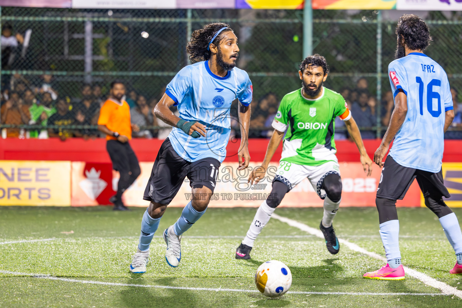HDh Naivaadhoo vs HDh Neykurendhoo in Haa Dhaalu Atoll Finals Day 28 of Golden Futsal Challenge 2025 was held on Saturday , 1st February 2025, in Hulhumale', Maldives. Photos: Ismail Thoriq / images.mv