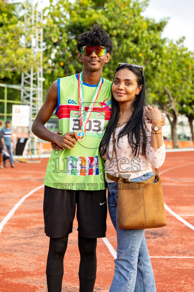 Day 2 of 12th Milo Association Championships was held in Ekuveni Track at Male', Maldives on Friday, 25th April 2025. Photos: Hassan Simah / images.mv
