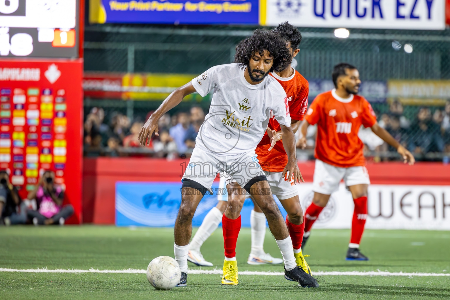K Maafushi vs K Kaashidhoo in Kaafu Atoll Finals Day 27 of Golden Futsal Challenge 2025 was held on Friday , 31st January 2025, in Hulhumale', Maldives. Photos: Ismail Thoriq / images.mv