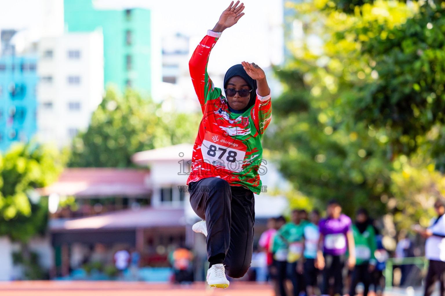 Day 1 of Inter-school Athletics Championship 2025 held in Ekuveni Synthetic Track, Male', Maldives on Monday, 06th October 2025. Photos by: Nausham Waheed / Images.mv