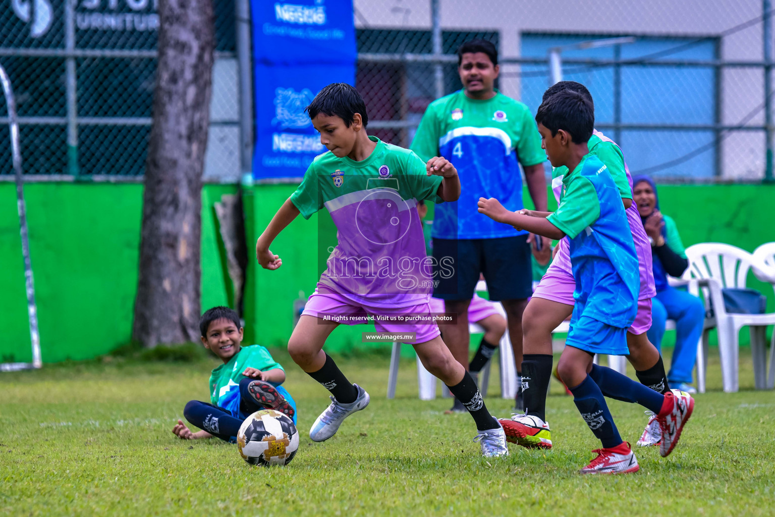 Day 1 of Milo Kids Football Fiesta 2022 was held in Male', Maldives on 19th October 2022. Photos: Nausham Waheed/ images.mv