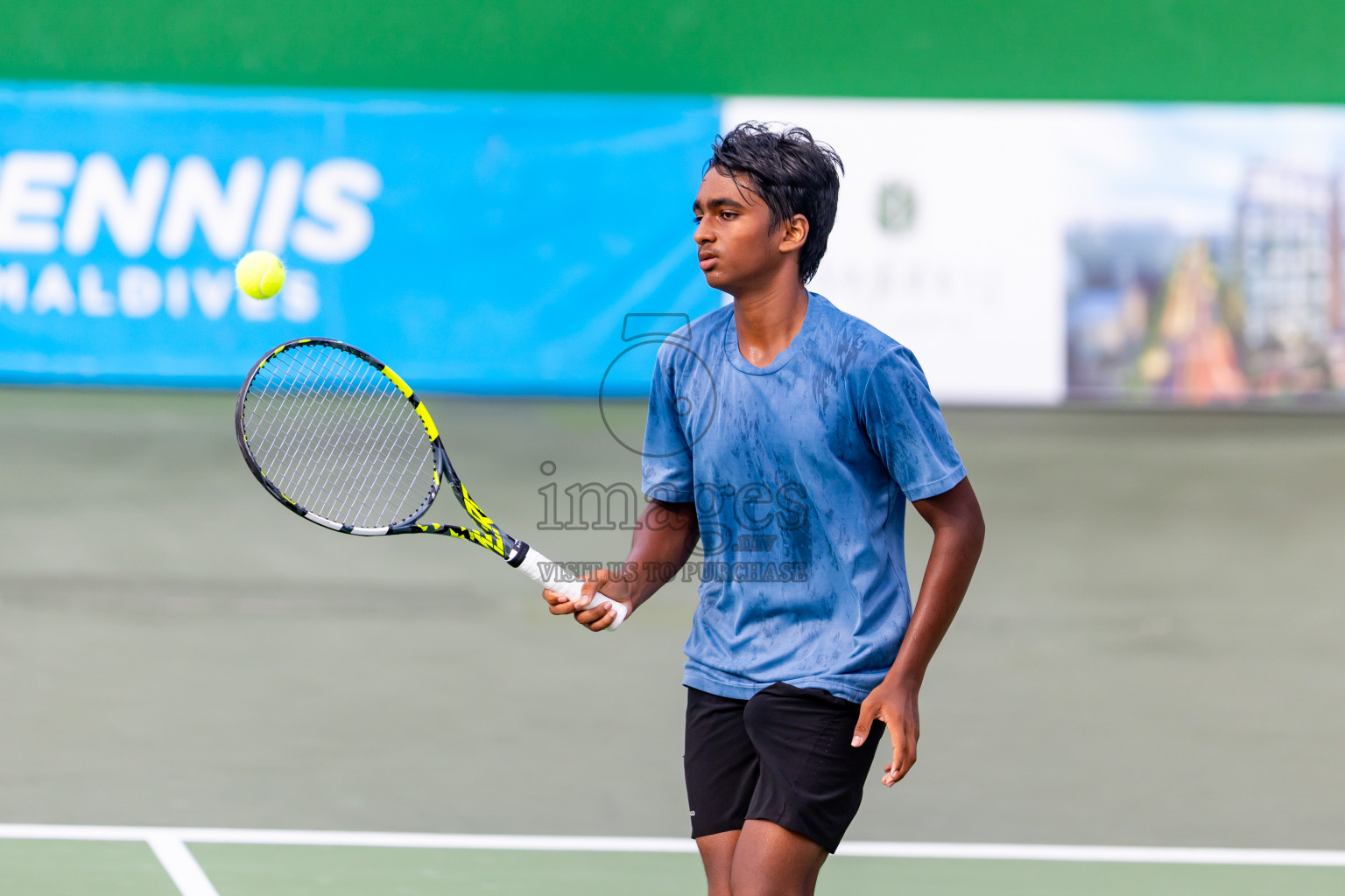 Day 4 of ATF Maldives Junior Open Tennis was held in Male' Tennis Court, Male', Maldives on Thursday, 12th December 2024. Photos: Nausham Waheed/ images.mv