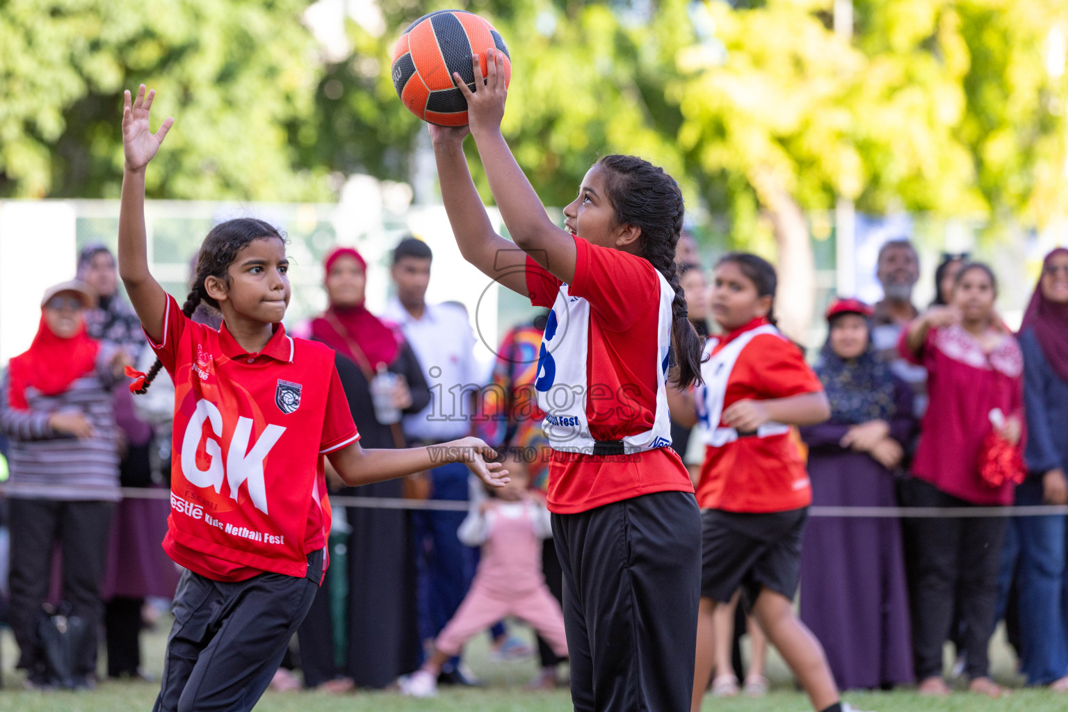 Day 3 of Nestle' Kids Netball Fiesta 2023 held in Henveyru Stadium, Male', Maldives on Saturday, 2nd December 2023. Photos by Nausham Waheed / Images.mv