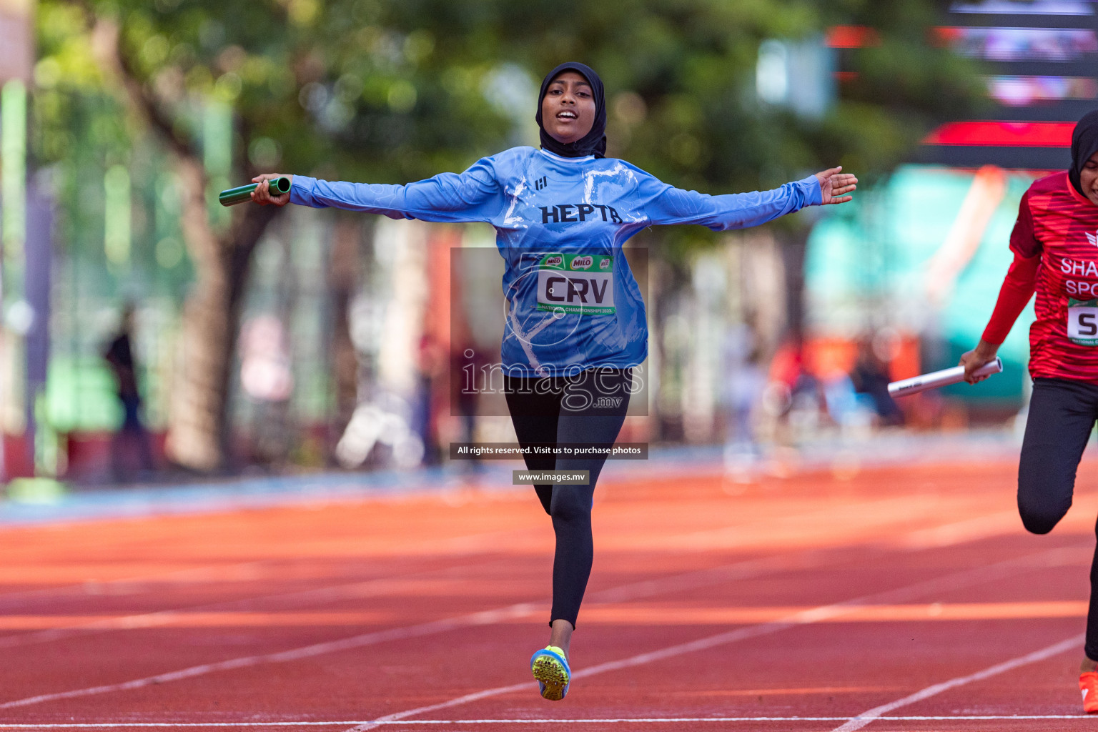 Day 3 of National Athletics Championship 2023 was held in Ekuveni Track at Male', Maldives on Saturday, 25th November 2023. Photos: Nausham Waheed / images.mv