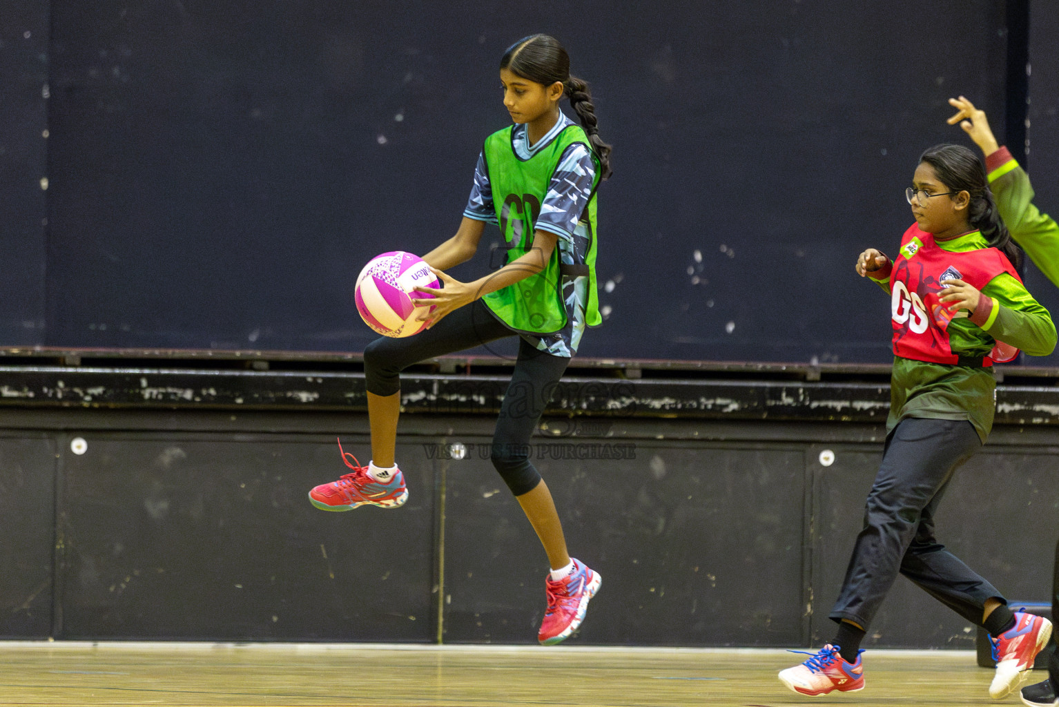 FIONTI A Team vs High flyers in Day 2 of 3rd Junior Championship - Netball association of Maldives, held at Social Center on Monday 20th January 2025 . Photos by Shuu Abdul Sattar
