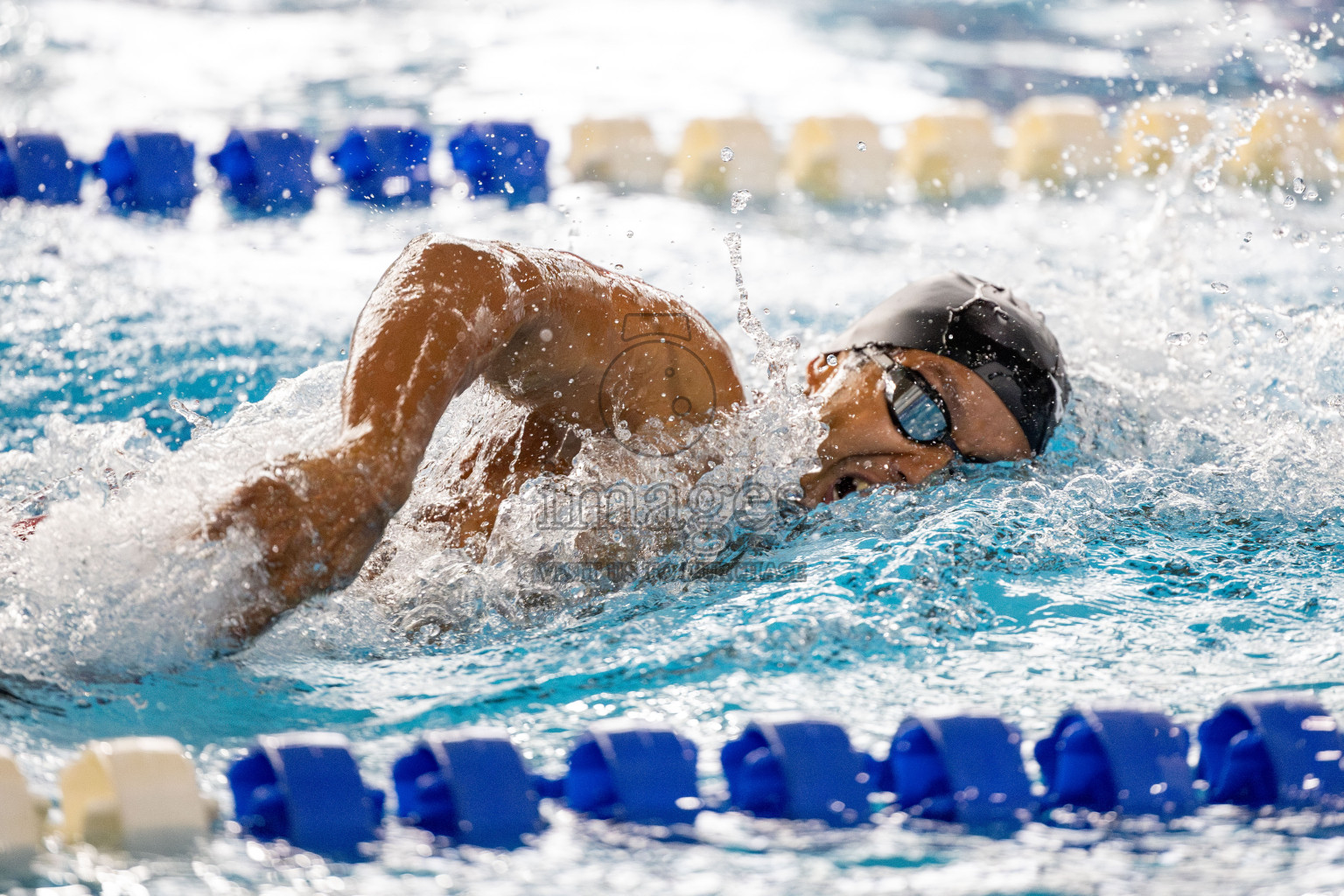 Day 4 of National Swimming Competition 2024 held in Hulhumale', Maldives on Monday, 16th December 2024. 
Photos: Hassan Simah / images.mv