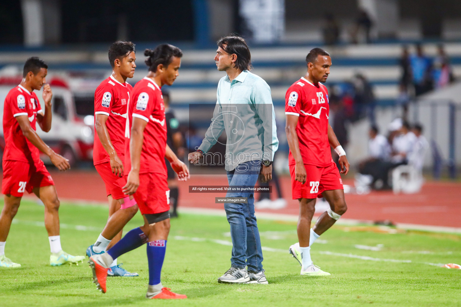 Nepal vs India in SAFF Championship 2023 held in Sree Kanteerava Stadium, Bengaluru, India, on Saturday, 24th June 2023. Photos: Hassan Simah / images.mv