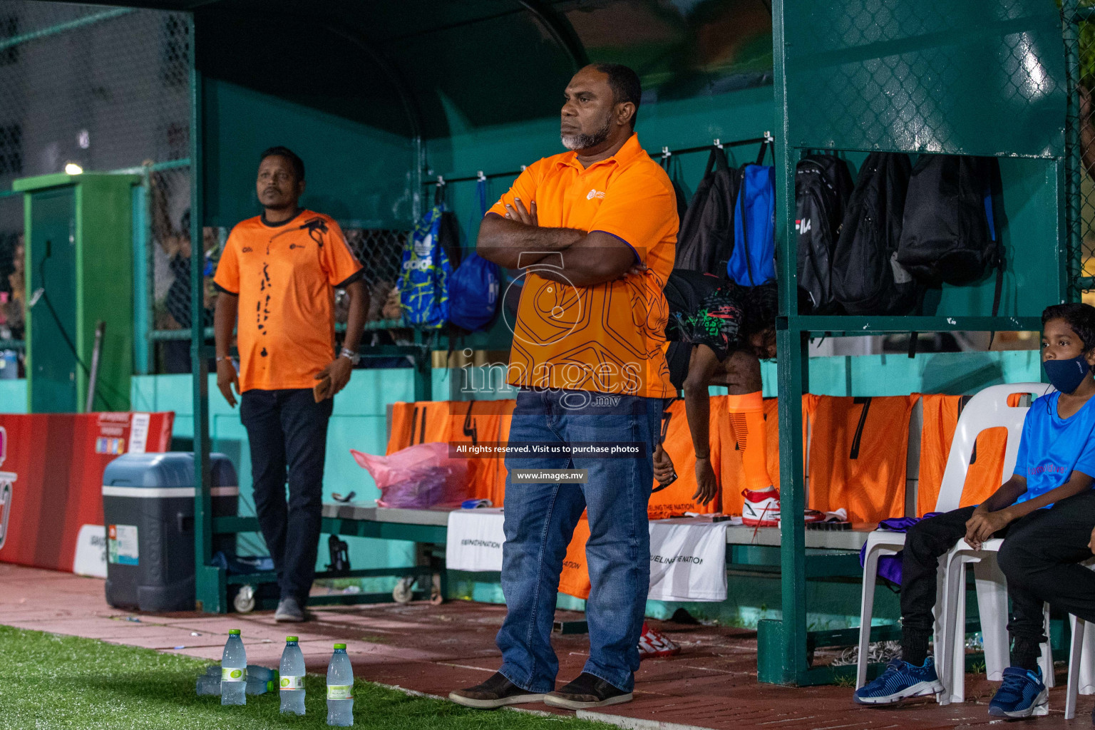 RRC Vs FSM in the Semi Finals of Club Maldives 2021 held in Hulhumale, Maldives on 19 December 2021. Photos: Ismail Thoriq / images.mv