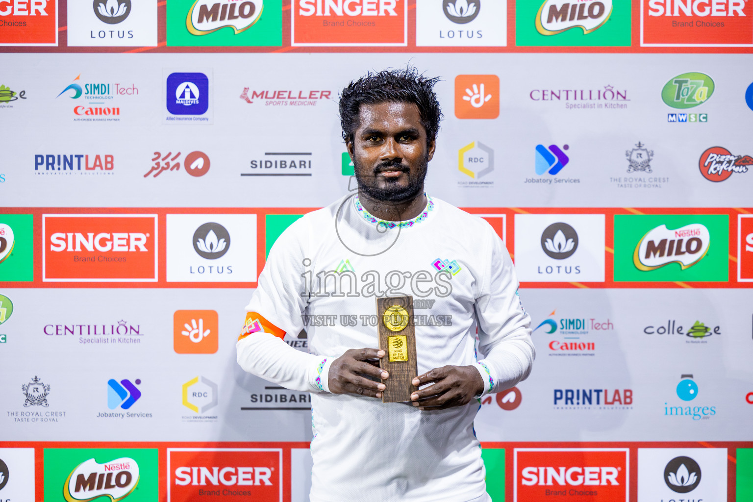 TOURISM CLUB vs MALE CITY COUNCIL in Club Maldives Classic 2024 held in Rehendi Futsal Ground, Hulhumale', Maldives on Wednesday, 4th September 2024. Photos: Nausham Waheed / images.mv