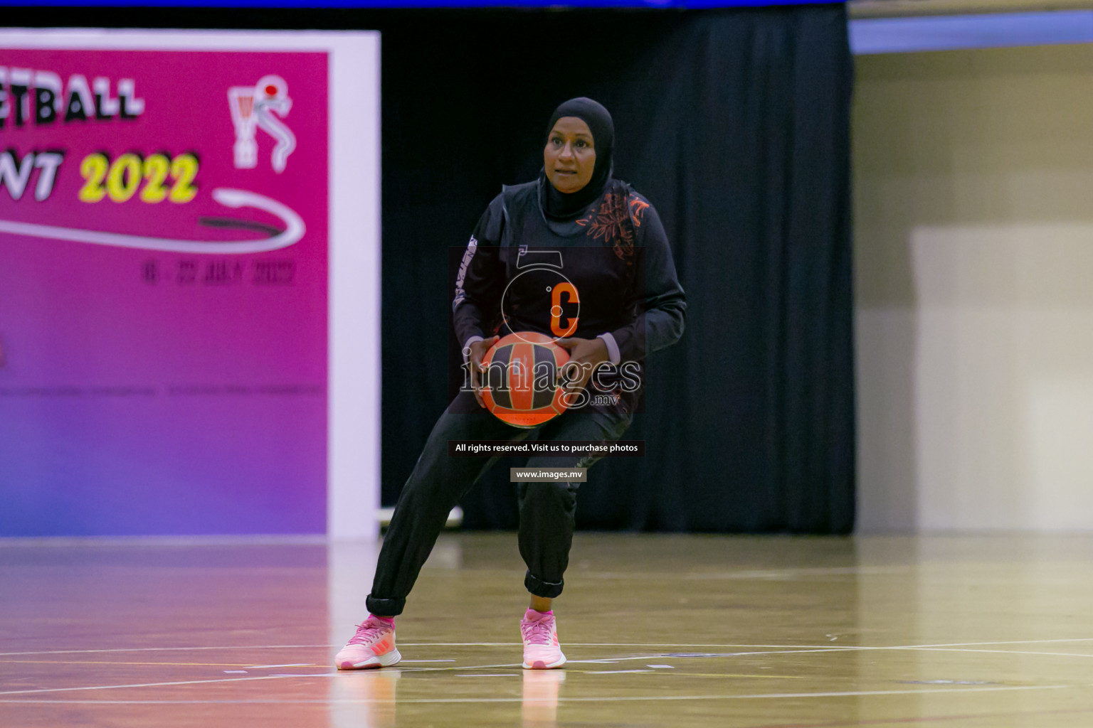 Xenith Sports Club vs Club Matrix in the Milo National Netball Tournament 2022 on 18 July 2022, held in Social Center, Male', Maldives. Photographer: Ahmed Dhaadh / Images.mv