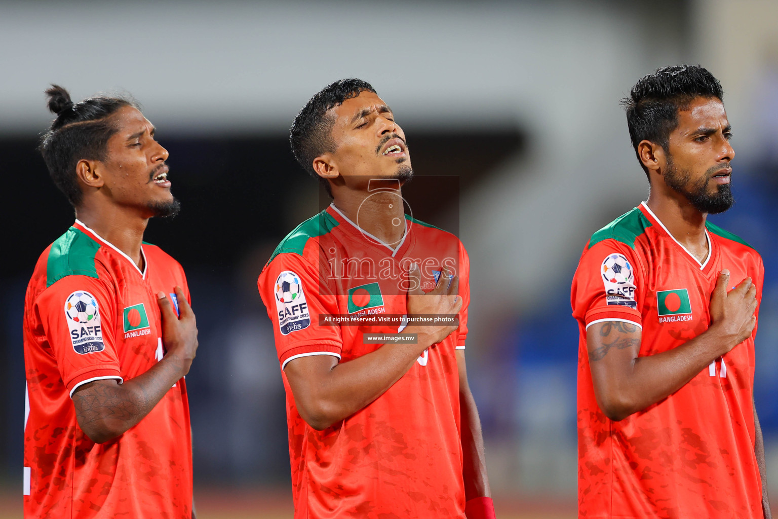 Bhutan vs Bangladesh in SAFF Championship 2023 held in Sree Kanteerava Stadium, Bengaluru, India, on Wednesday, 28th June 2023. Photos: Nausham Waheed / images.mv