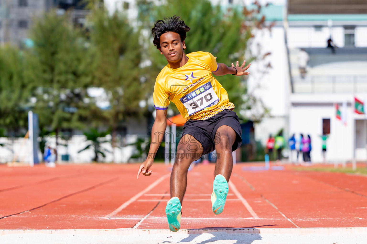 Day 4 of MWSC Interschool Athletics Championships 2024 held in Hulhumale Running Track, Hulhumale, Maldives on Tuesday, 12th November 2024. Photos by: Nausham Waheed / Images.mv