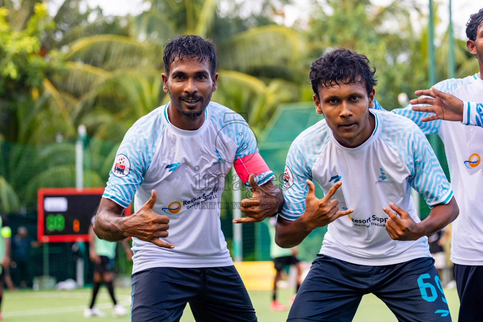 Barcelo vs Lily Beach in Semi Final of Resort League 2025 (Ari Zone) was held on Friday, 27th June 2025 in Conrad Maldives Rangali Island, Alif Dhaalu Atoll, Maldives. Photos: Nausham Waheed / images.mv