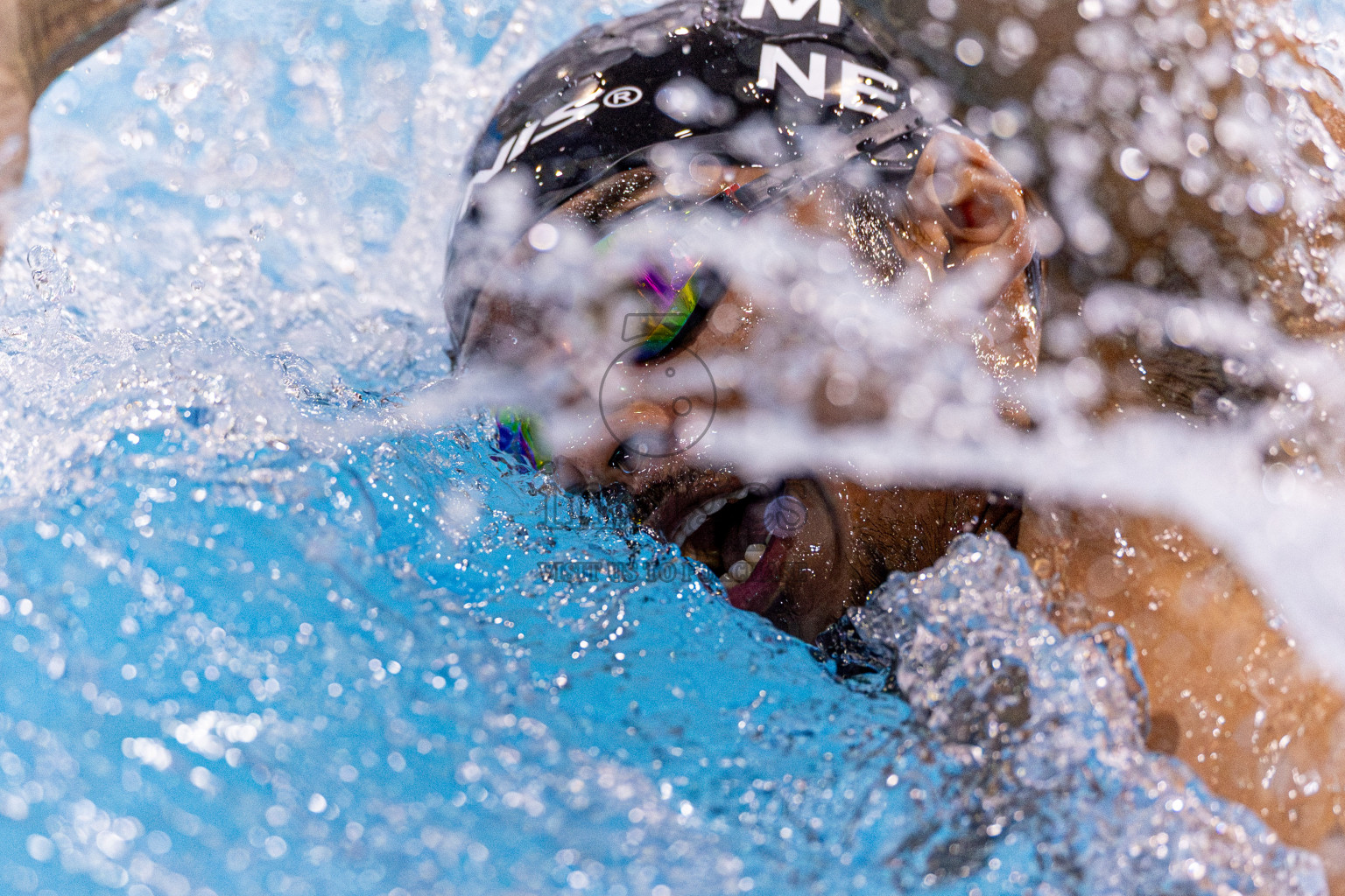 Day 4 of 1st National Short Course Swimming Competition held in Hulhumale', Maldives on Tuesday, 17th June 2025. Photos: Nausham Waheed / images.mv