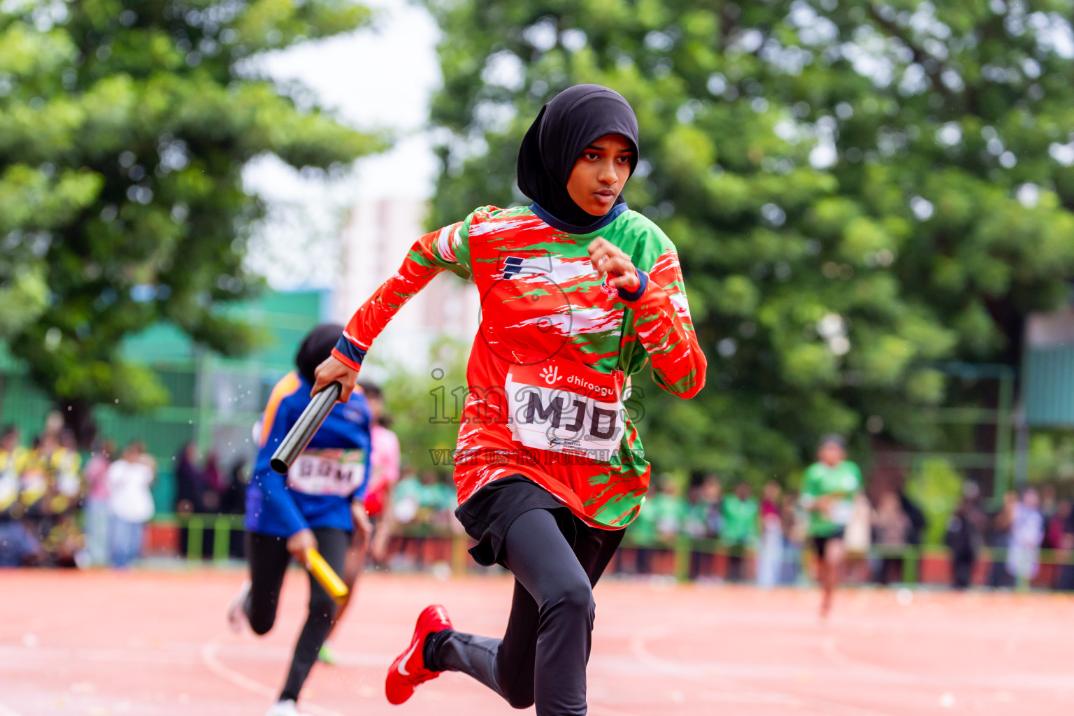 Day 6 of Inter-school Athletics Championship 2025 held in Ekuveni Synthetic Track, Male', Maldives on Sunday, 12th October 2025. Photos by: Nausham Waheed / Images.mv