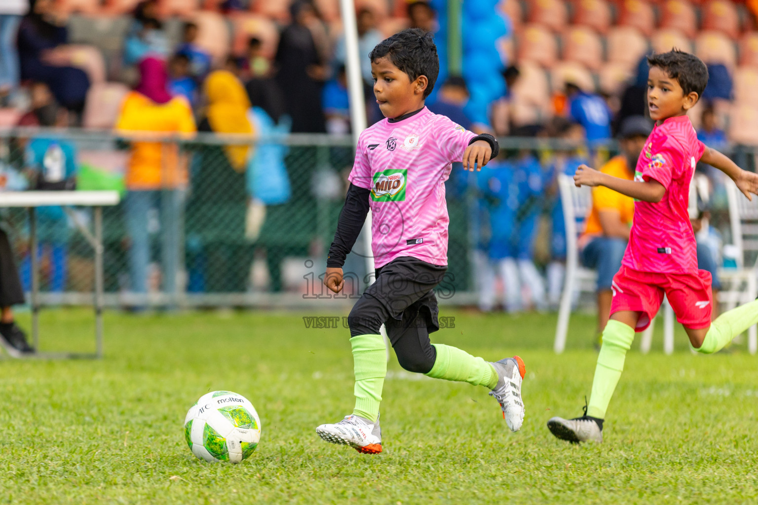 Day 2 of MILO Kids Football Fiesta was held at National Stadium in Male', Maldives on Saturday, 24th February 2024.