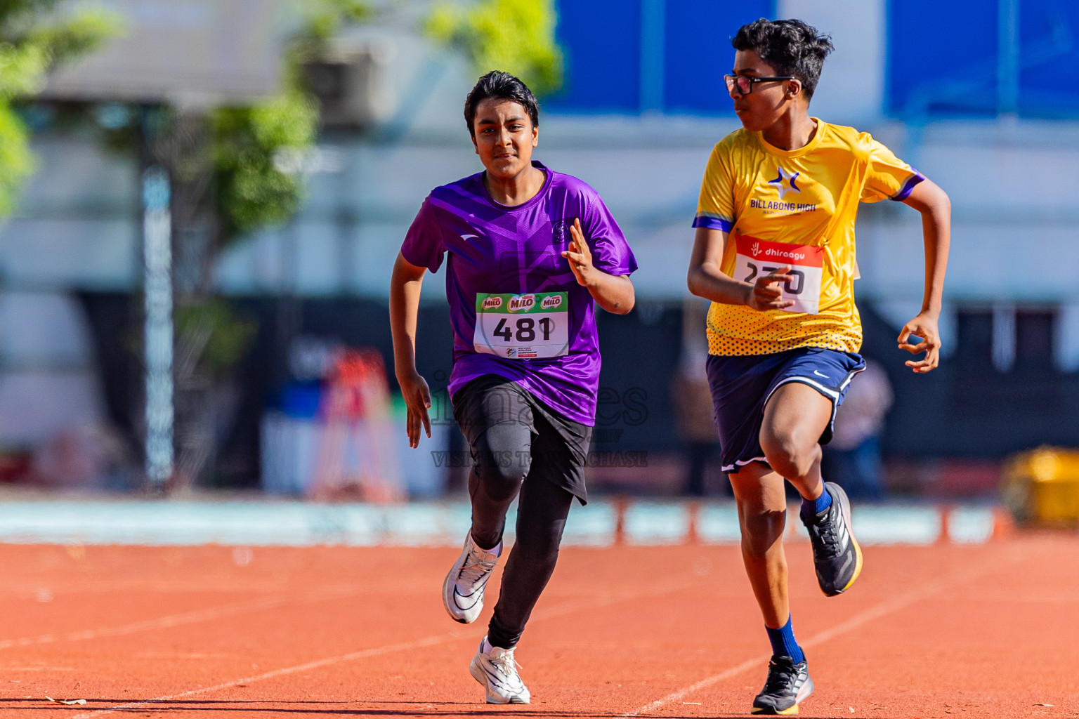 Day 1 of Inter-school Athletics Championship 2025 held in Ekuveni Synthetic Track, Male', Maldives on Monday, 06th October 2025. Photos by: Areef Adam  / Images.mv