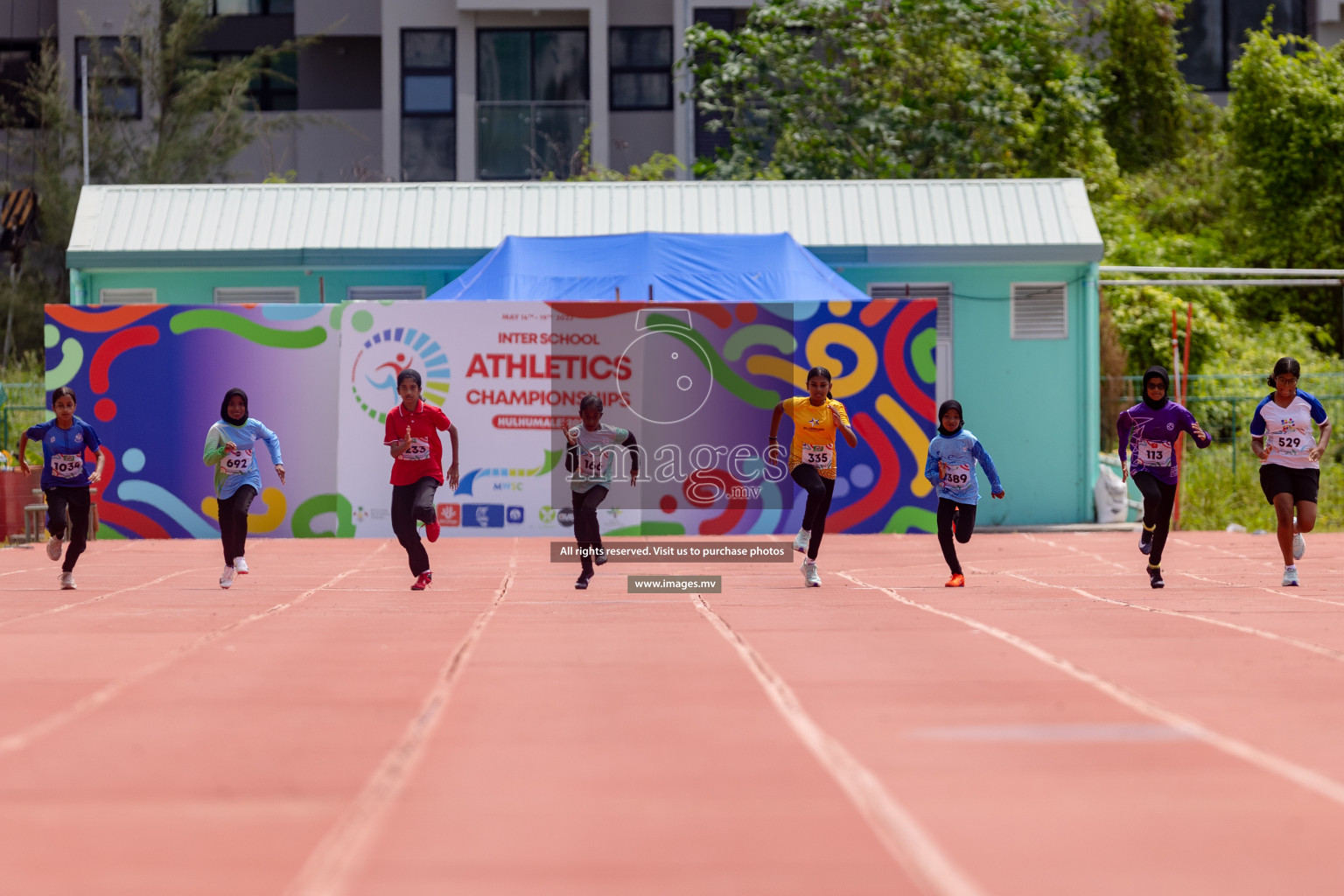 Day two of Inter School Athletics Championship 2023 was held at Hulhumale' Running Track at Hulhumale', Maldives on Sunday, 15th May 2023. Photos: Shuu/ Images.mv