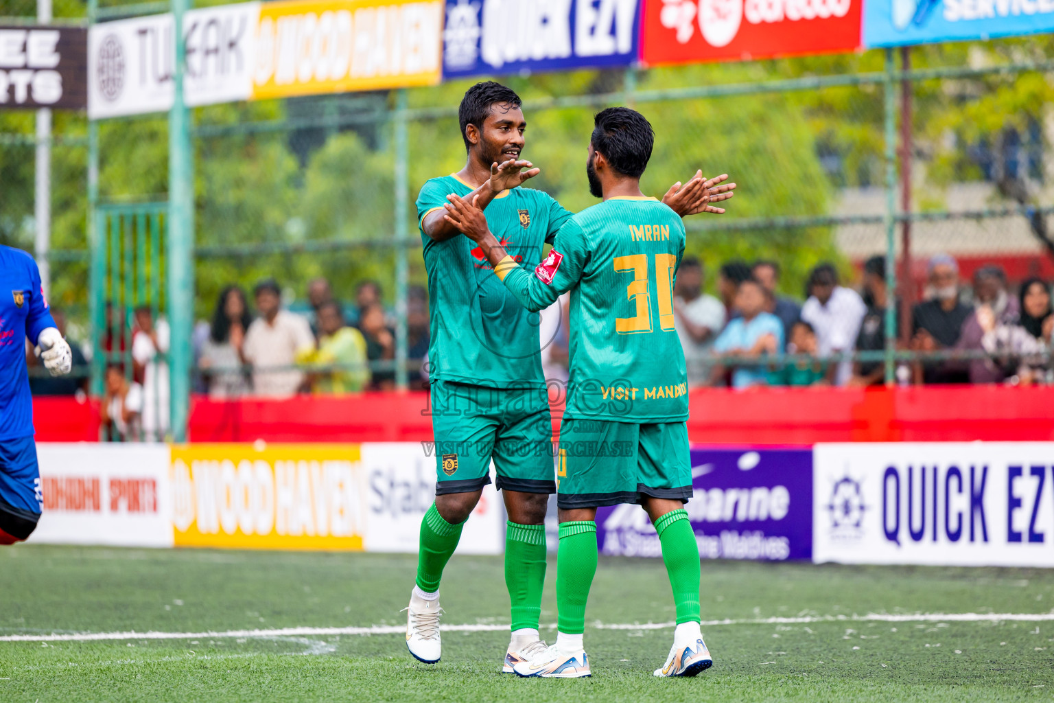 ADh Omadhoo VS ADh Mandhoo in Day 6 of Golden Futsal Challenge 2025 on Friday, 6th January 2025, in Hulhumale', Maldives Photos: Nausham Waheed / images.mv