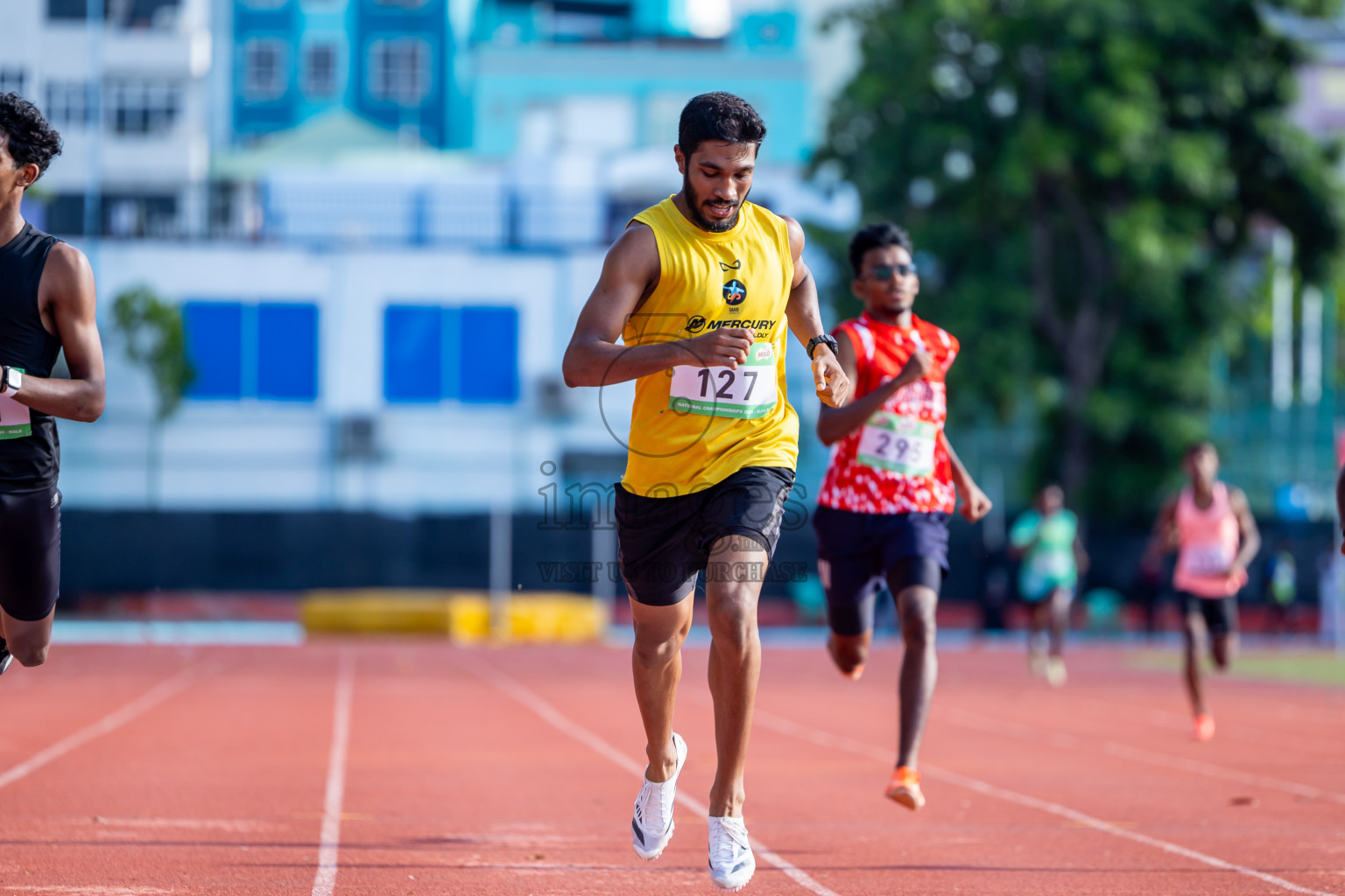 Day 1 of 33rd National Athletics Championship was held in Ekuveni Track at Male', Maldives on Thursday, 5th September 2024. Photos: Nausham Waheed / images.mv