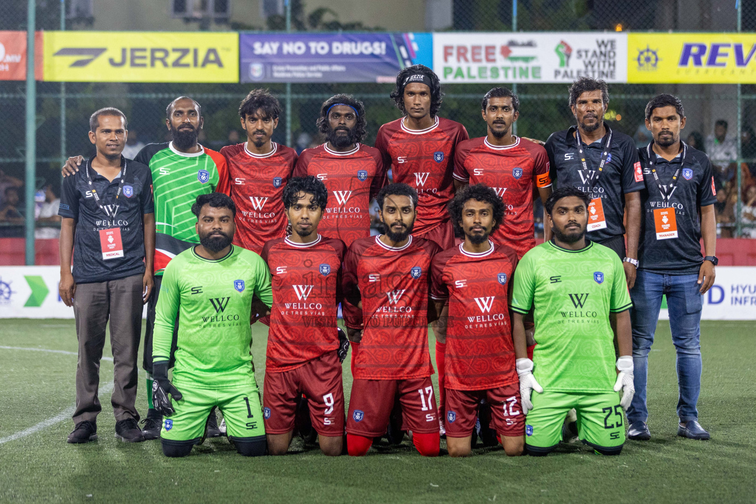 GA Vilingili vs GA Dhevvadhoo in Day 19 of Golden Futsal Challenge 2024 was held on Friday, 2nd February 2024 in Hulhumale', Maldives Photos: Nausham Waheed / images.mv