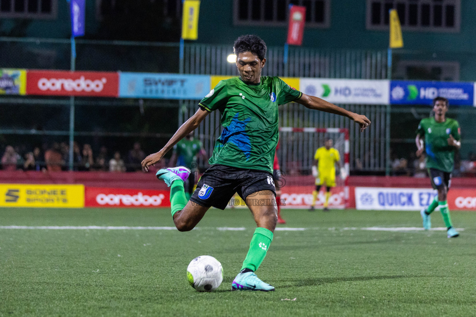 HDh Hanimaadhoo vs HDh Makunudhoo in Day 10 of Golden Futsal Challenge 2024 was held on Tuesday, 23rd January 2024, in Hulhumale', Maldives Photos: Nausham Waheed / images.mv