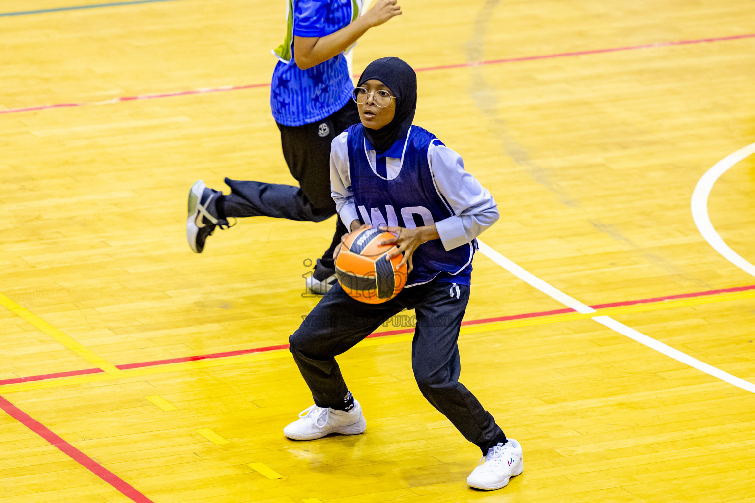 Day 6 of 25th Inter-School Netball Tournament was held in Social Center at Male', Maldives on Thursday, 15th August 2024. Photos: Nausham Waheed / images.mv