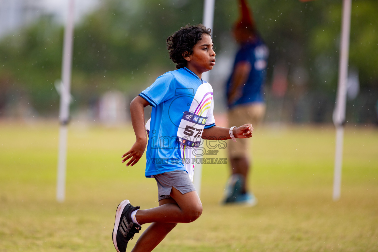 Day 3 of MWSC Interschool Athletics Championships 2024 held in Hulhumale Running Track, Hulhumale, Maldives on Monday, 11th November 2024. 
Photos by: Hassan Simah / Images.mv