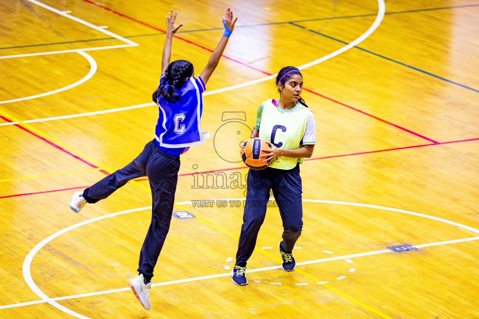 Kulhudhuffushi Youth & Recreation Club vs Sports Club Shining Star in Day 3 of 21st National Netball Tournament was held in Social Canter at Male', Maldives on Saturday, 18th May 2024. Photos: Nausham Waheed / images.mv