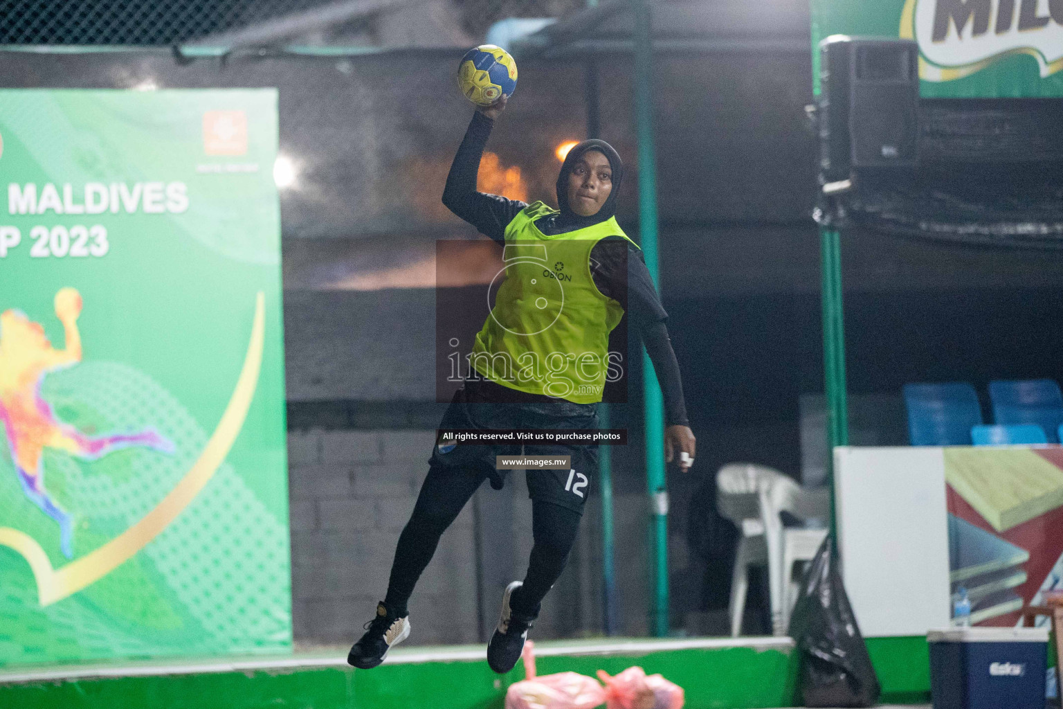 Day 6 of 6th MILO Handball Maldives Championship 2023, held in Handball ground, Male', Maldives on Thursday, 25th May 2023 Photos: Shuu Abdul Sattar/ Images.mv