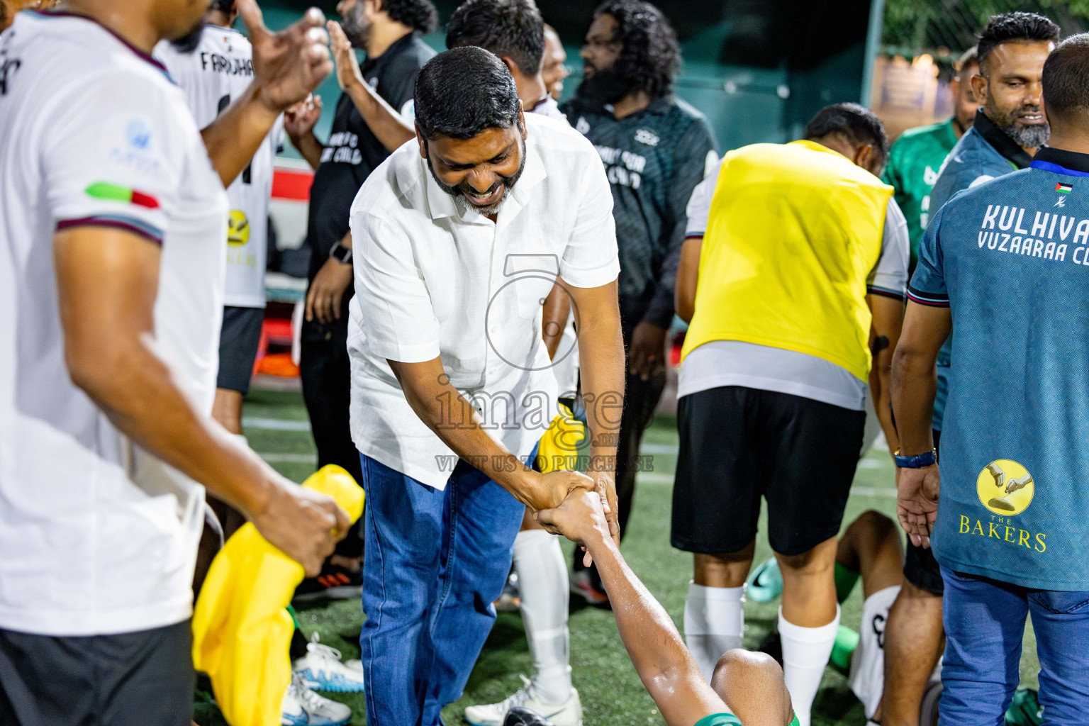 TEAM BADHAHI vs KULHIVARU VUZARA CLUB in the Semi-finals of Club Maldives Classic 2024 held in Rehendi Futsal Ground, Hulhumale', Maldives on Tuesday, 19th September 2024. 
Photos: Ismail Thoriq / images.mv