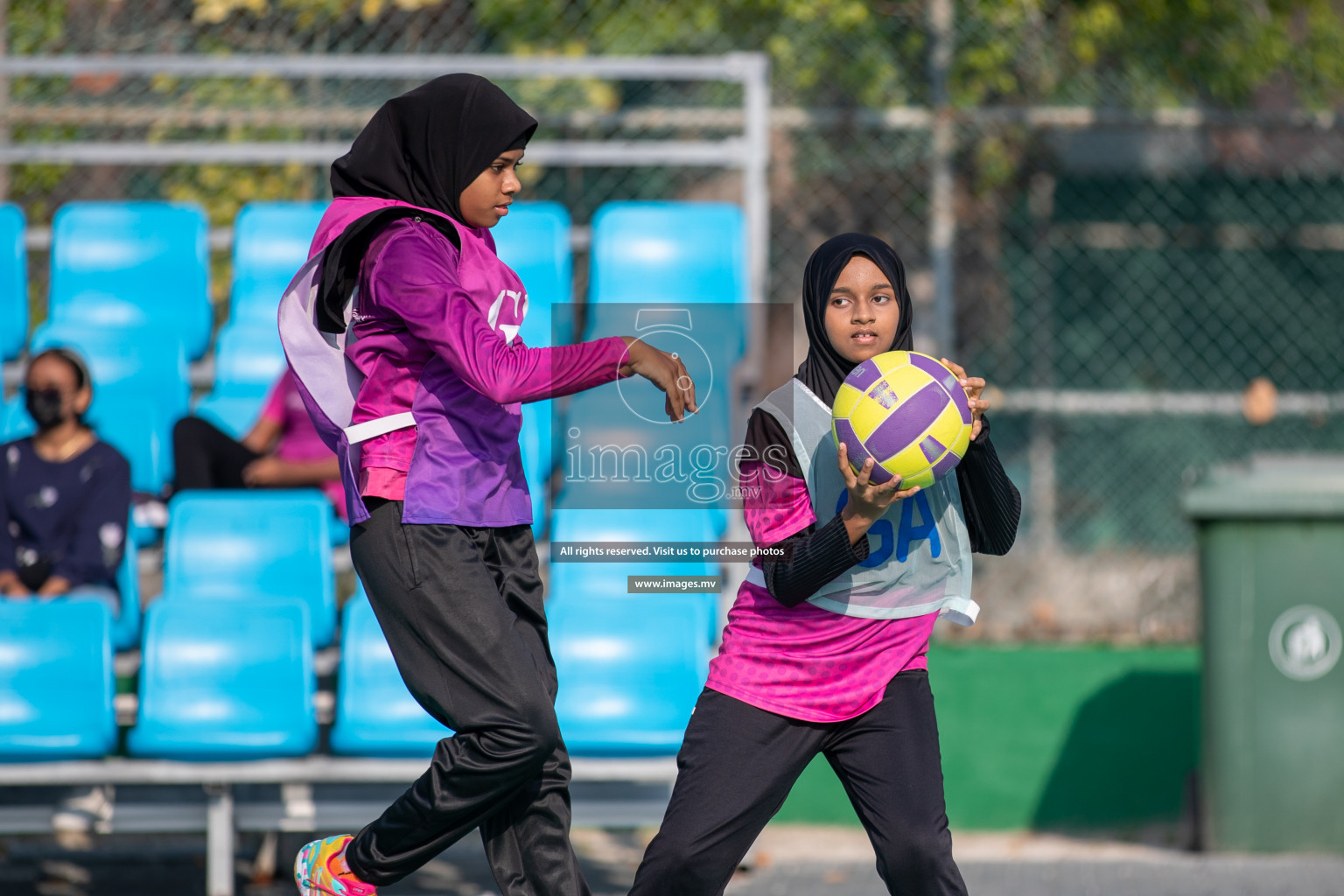 Day 7 of Junior Netball Championship 2022 on 11th March 2022 held in Male', Maldives. Photos by Nausham Waheed & Hassan Simah