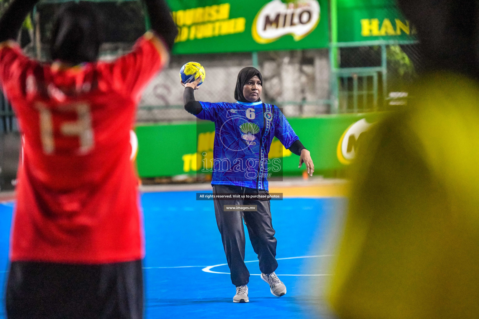 Day 9 of Milo 6th Inter Office Handball Tournament 2022 - Photos by Nausham Waheed