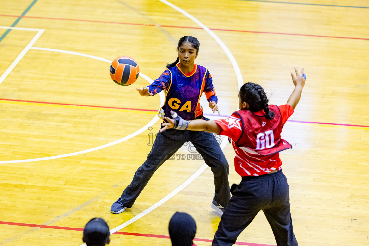 Day 6 of 25th Inter-School Netball Tournament was held in Social Center at Male', Maldives on Thursday, 15th August 2024. Photos: Nausham Waheed / images.mv