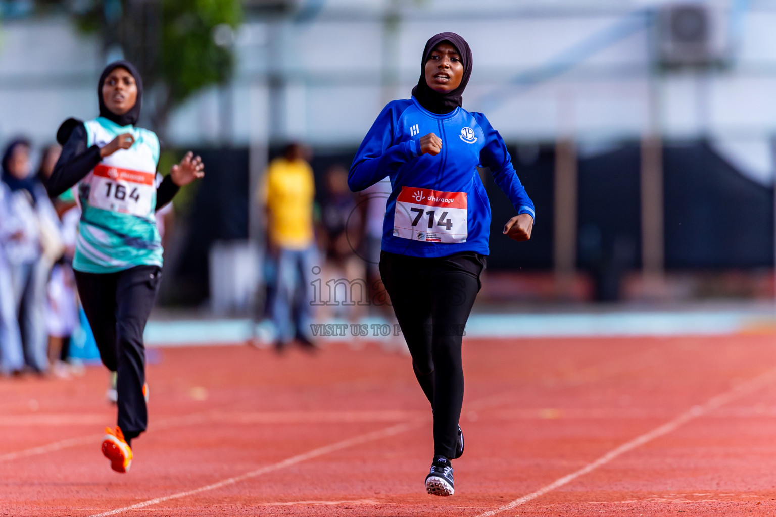 Day 5 of Inter-school Athletics Championship 2025 held in Ekuveni Synthetic Track, Male', Maldives on Saturday, 11th October 2025. Photos by: Nausham Waheed / Images.mv