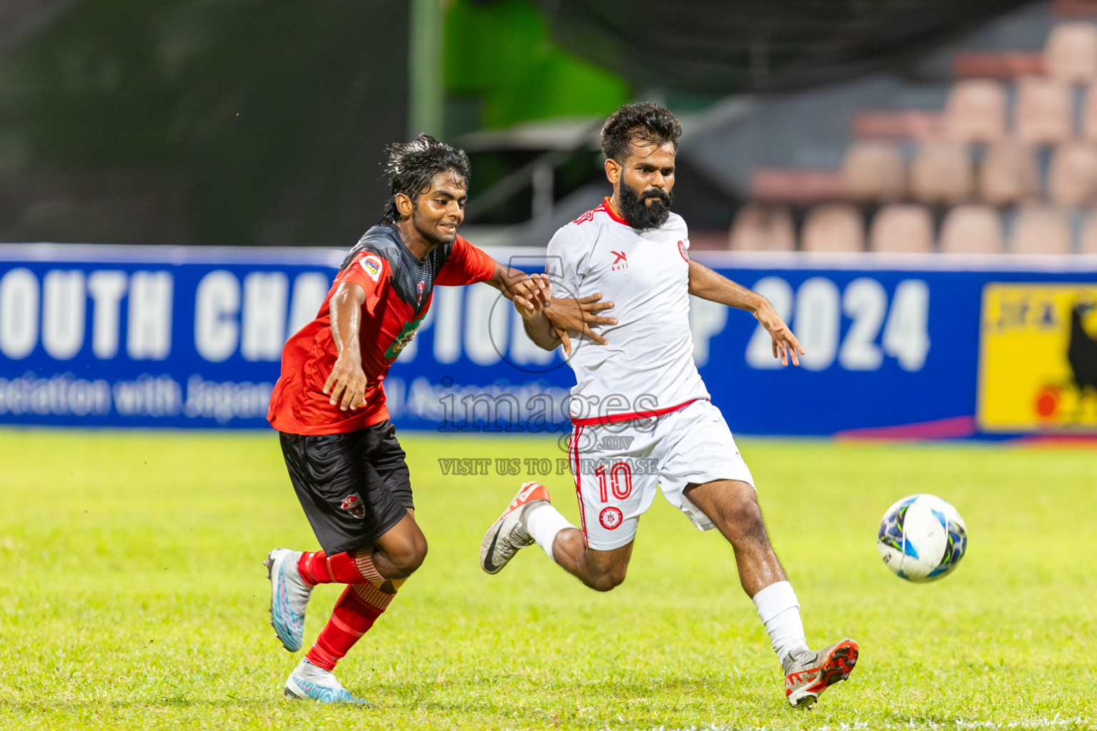 TC Sports Club vs Buru Sports Club in Under 19 Youth Championship 2024 was held at National Stadium in Male', Maldives on Wednesday, 12th June 2024. Photos: Mohamed Mahfooz Moosa / images.mv