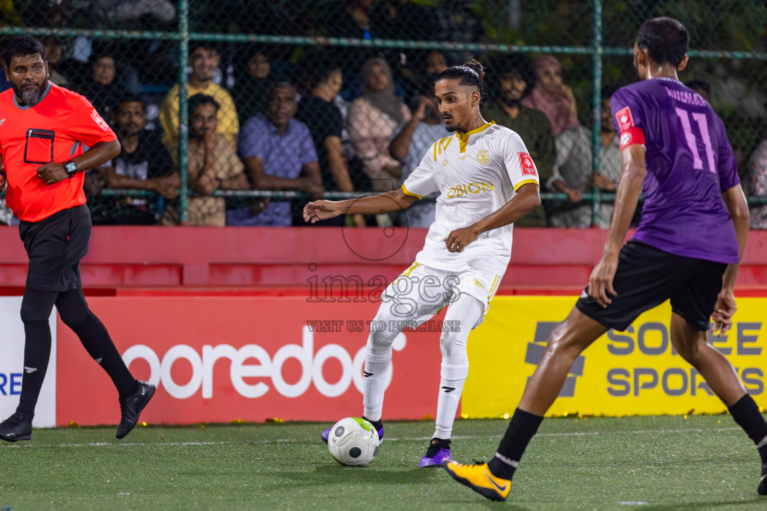 Dhandimagu vs GA Kanduhulhudhoo in Zone Round on Day 30 of Golden Futsal Challenge 2024, held on Tuesday , 14th February 2024 in Hulhumale', Maldives
Photos: Ismail Thoriq / images.mv