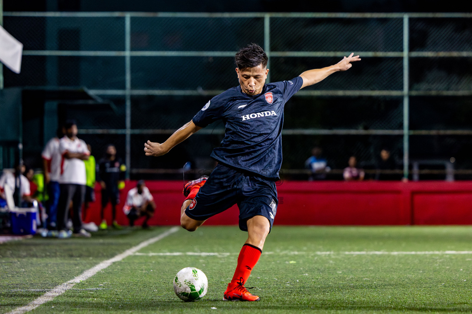 Sheesha vs Trade Club in Day 5 of Office League 2025 was held on Sunday, 20th April 2025 in Hulhumale', Maldives. Photos: Nausham Waheed  / images.mv
