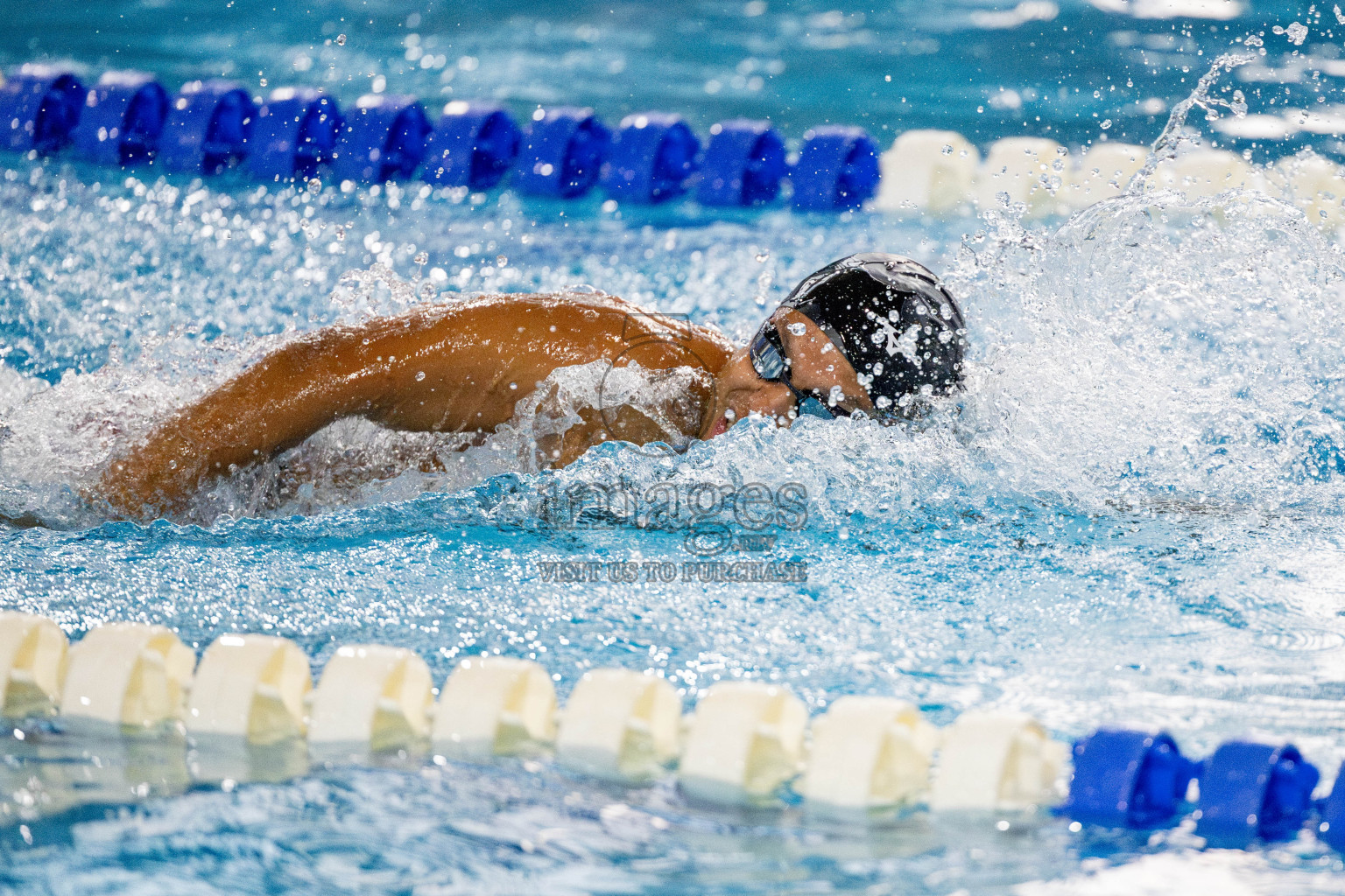 Day 4 of National Swimming Competition 2024 held in Hulhumale', Maldives on Monday, 16th December 2024. 
Photos: Hassan Simah / images.mv