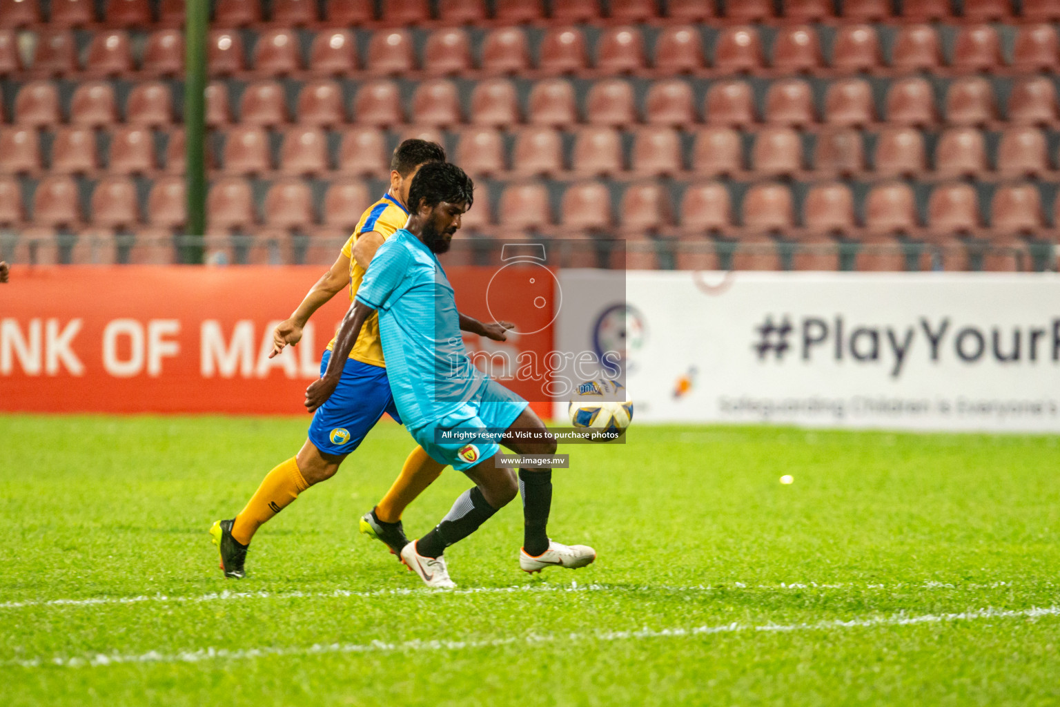 Club Valencia vs United Victory in the President's Cup 2021/2022 held in Male', Maldives on 19 December 2021