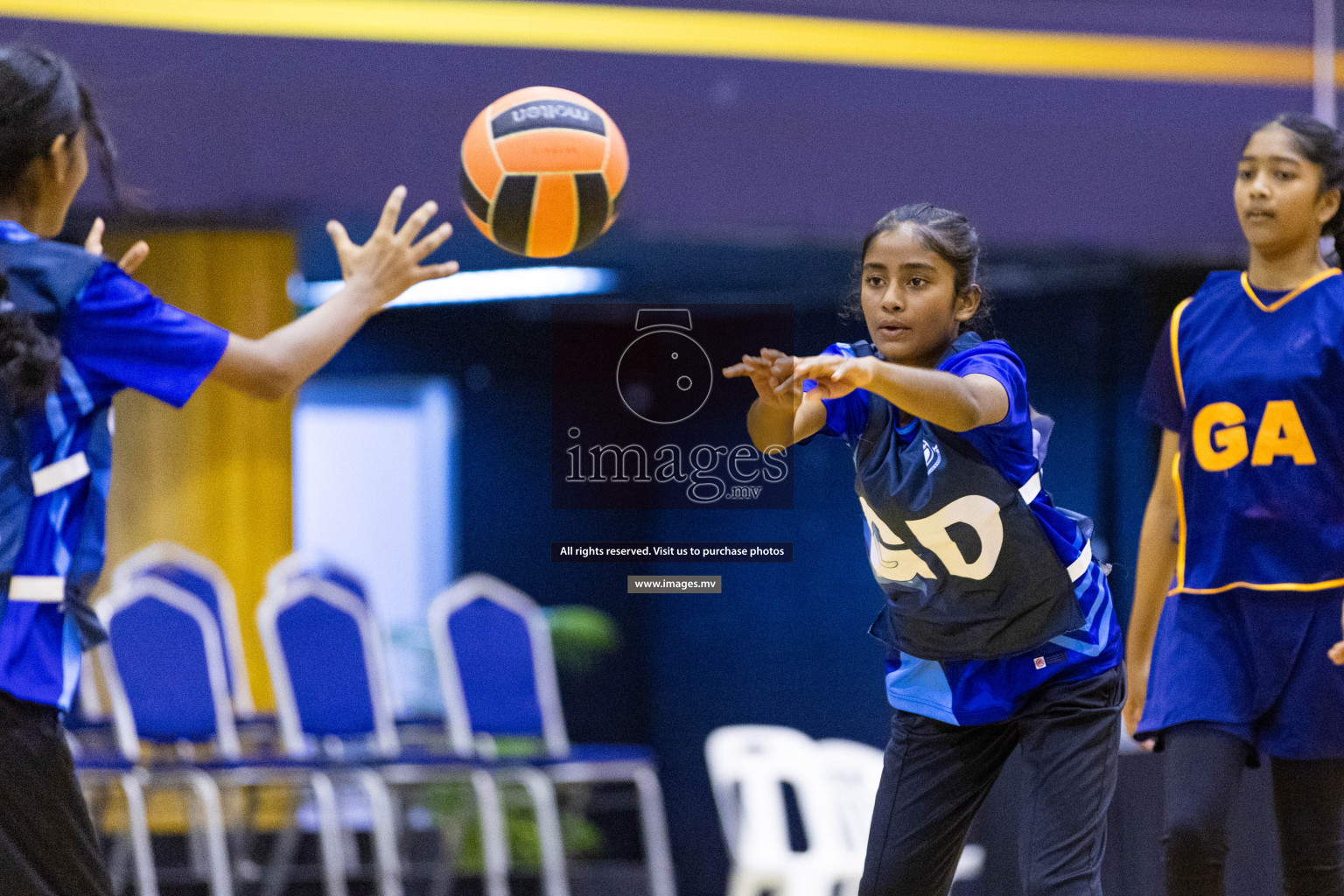 Day2 of 24th Interschool Netball Tournament 2023 was held in Social Center, Male', Maldives on 28th October 2023. Photos: Nausham Waheed / images.mv