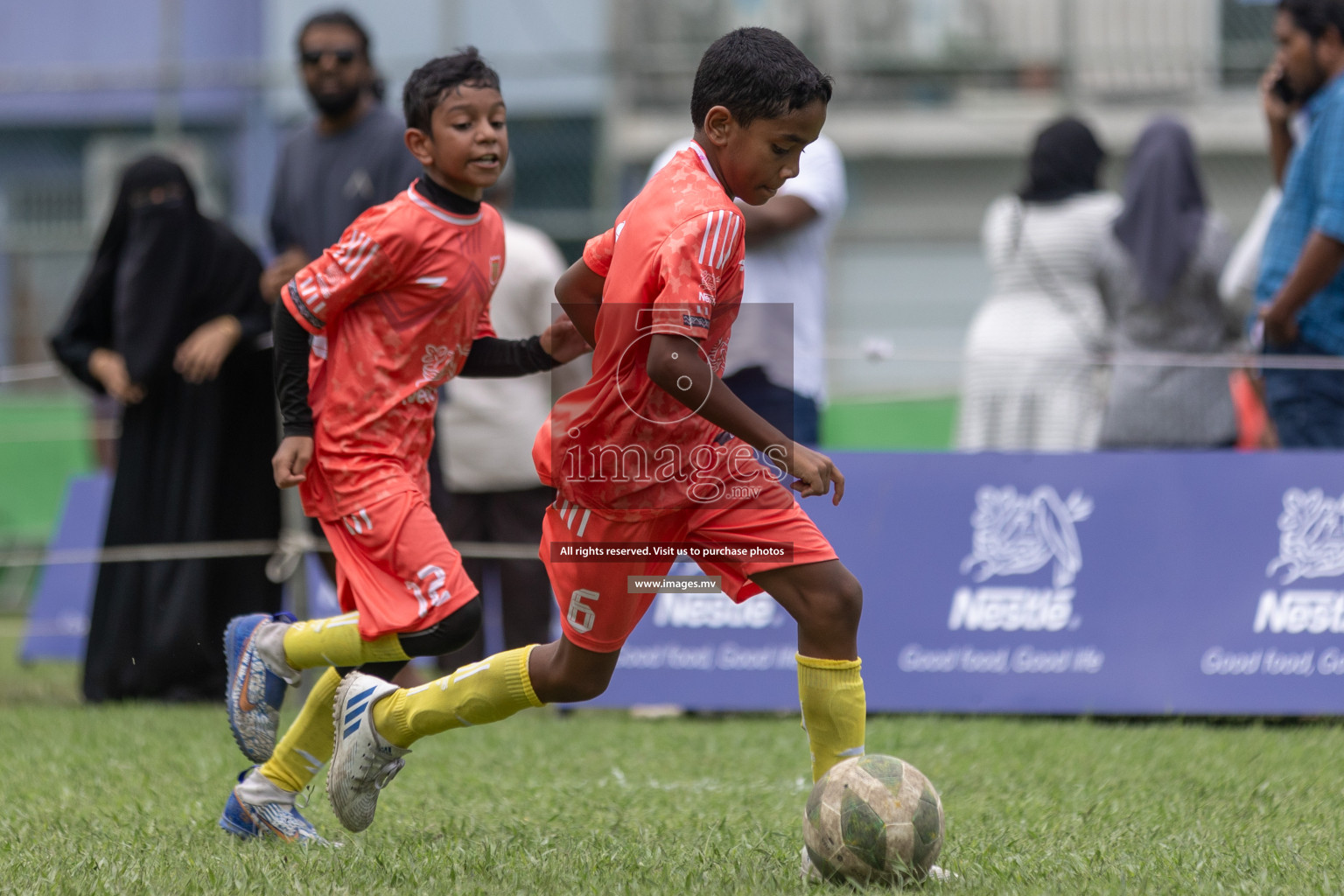 Day 1 of Nestle kids football fiesta, held in Henveyru Football Stadium, Male', Maldives on Wednesday, 11th October 2023 Photos: Shut Abdul Sattar/ Images.mv