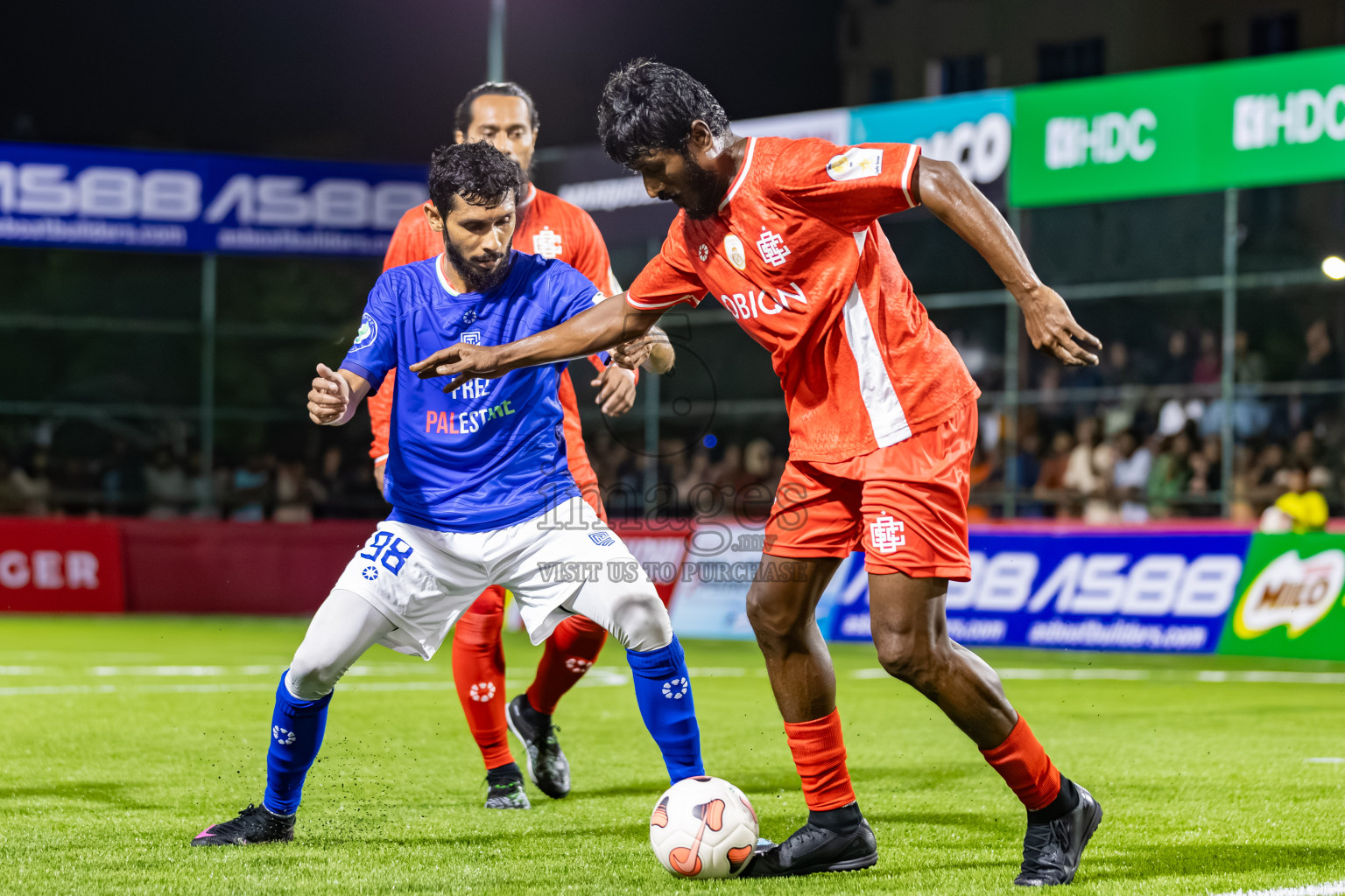 Team Naivaadhoo vs Club Combination in Day 1 of Kings Cup of Club Maldives Cup 2025 held in Rehendi Futsal Ground, Hulhumale', Maldives on Saturday, 30th August 2025. Photos: Areef / images.mv
