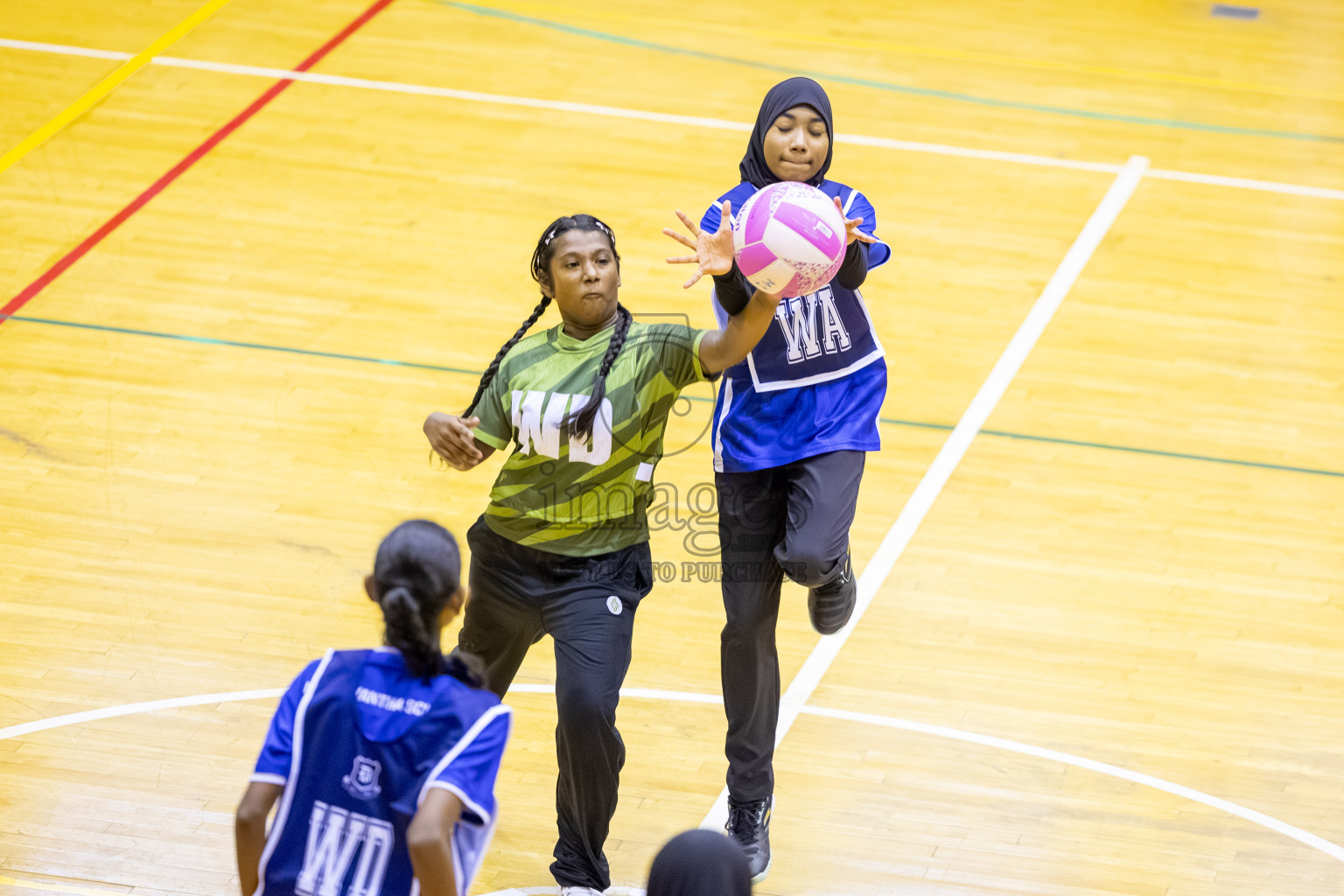 Day 13 of 26th Inter-School Netball Tournament 2025 was held in Social Center Indoor Hall on Saturday, 1st November 2025. Photos: Ismail Thoriq / images.mv