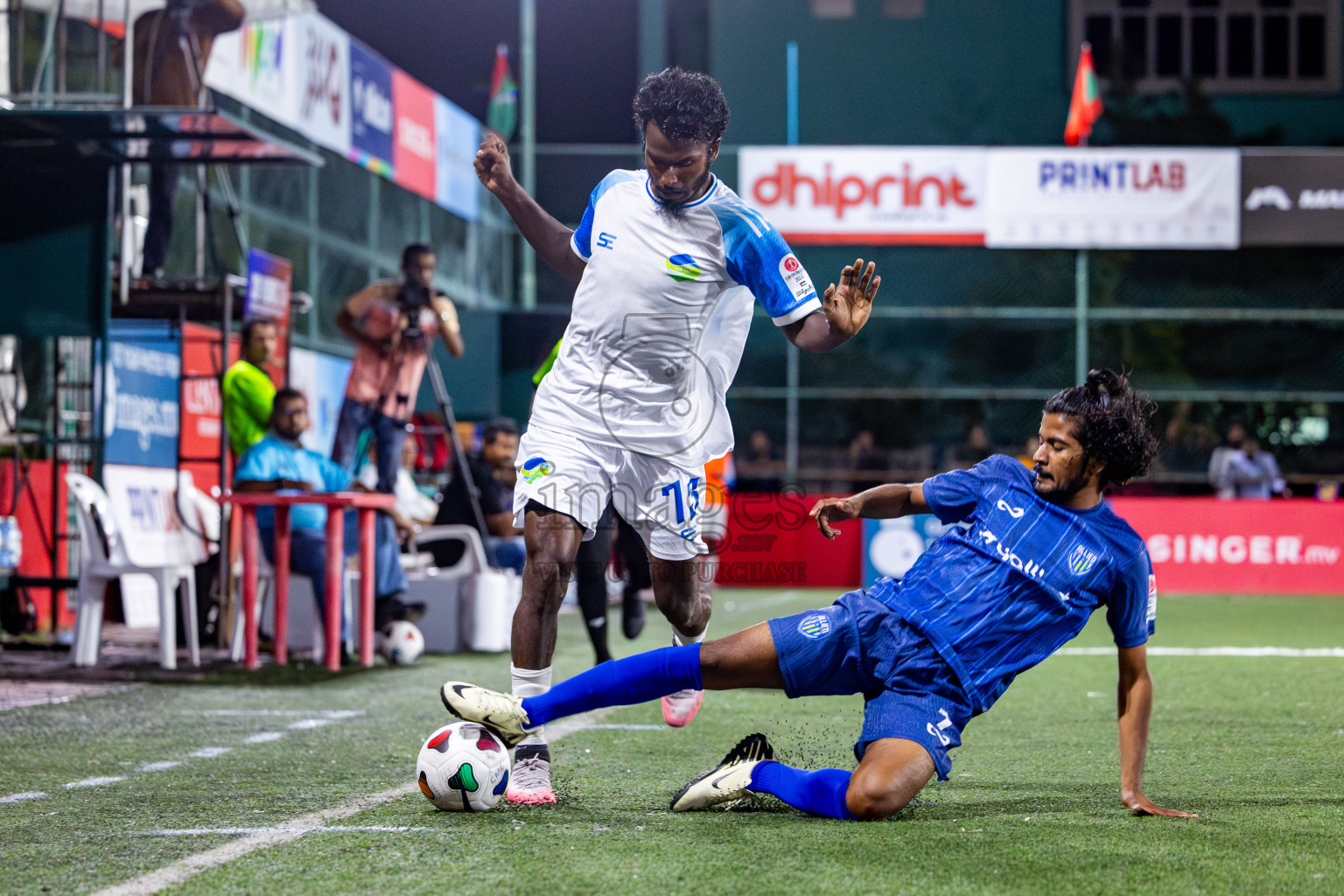 CLUB FEN vs TEAM ALLIED in Club Maldives Cup 2024 held in Rehendi Futsal Ground, Hulhumale', Maldives on Tuesday, 1st October 2024. Photos: Nausham Waheed / images.mv