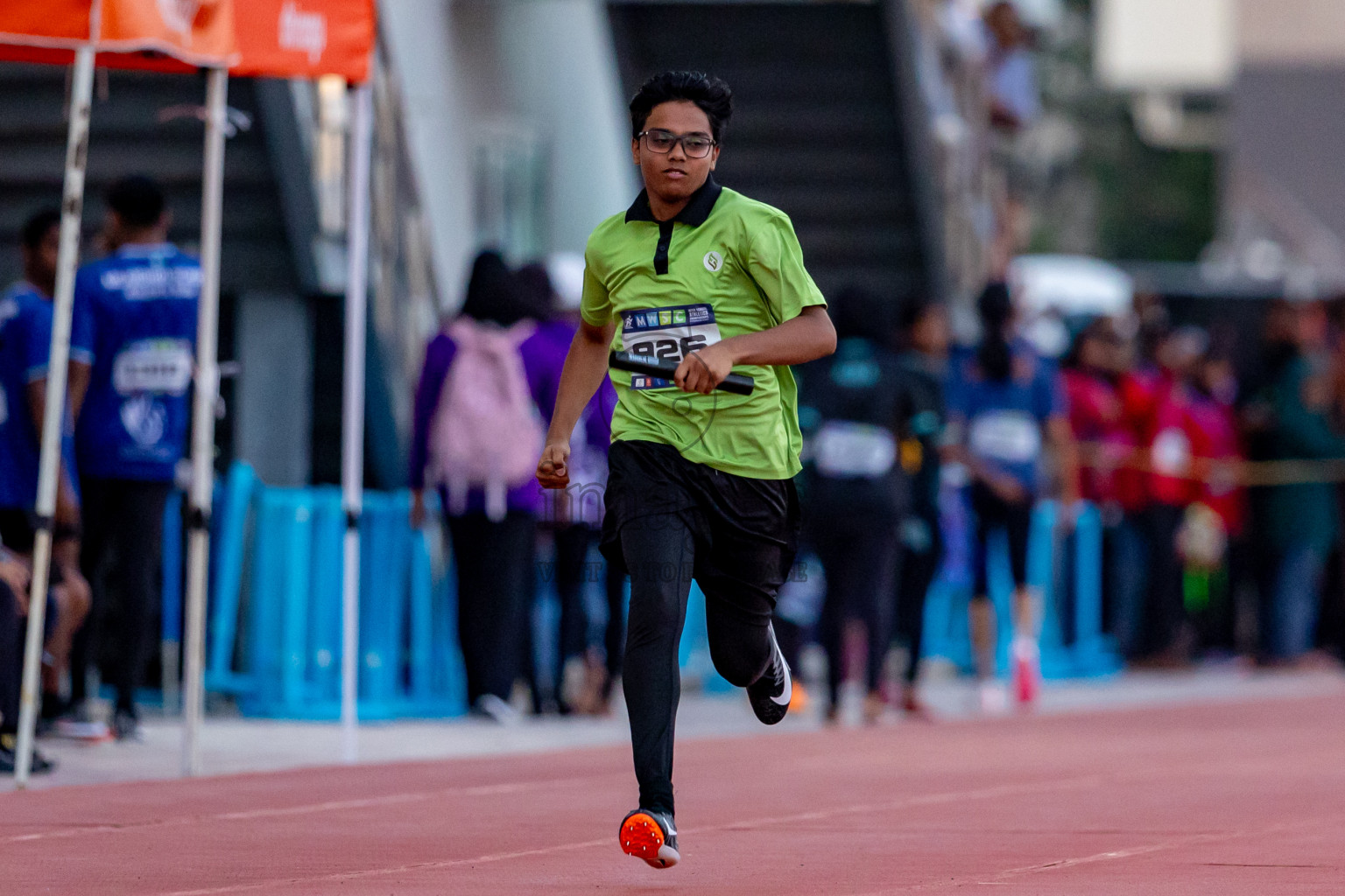 Day 4 of MWSC Interschool Athletics Championships 2024 held in Hulhumale Running Track, Hulhumale, Maldives on Tuesday, 12th November 2024. Photos by: Nausham Waheed / Images.mv