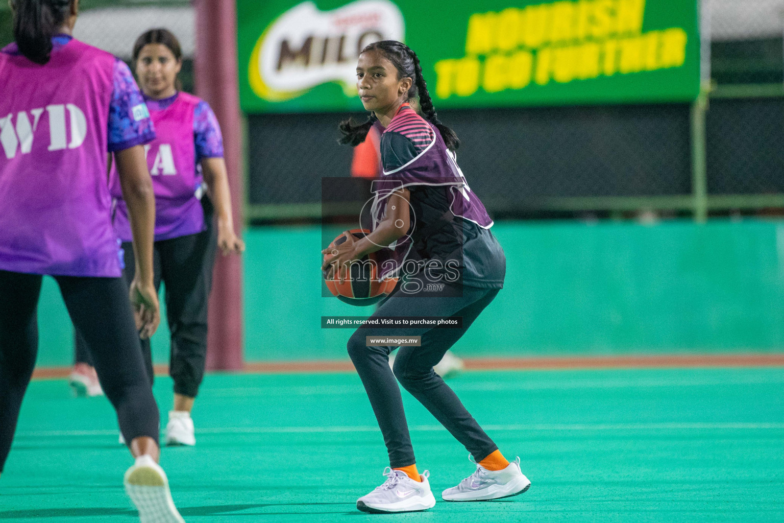 Day 5 of 20th Milo National Netball Tournament 2023, held in Synthetic Netball Court, Male', Maldives on 3rd  June 2023 Photos: Nausham Waheed/ Images.mv