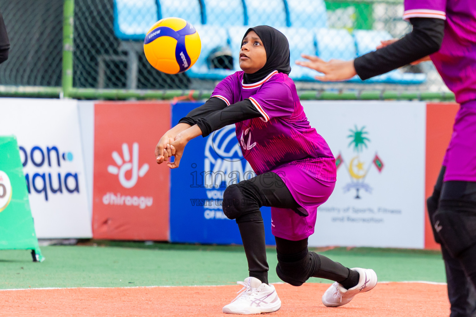 Milo National Junior Volleyball Championship 2025 Day 4 was held on Tuesday, 25th November 2025 at Ekuveni Turf Court Male', Maldives. Photos: Nausham Waheed / images.mv