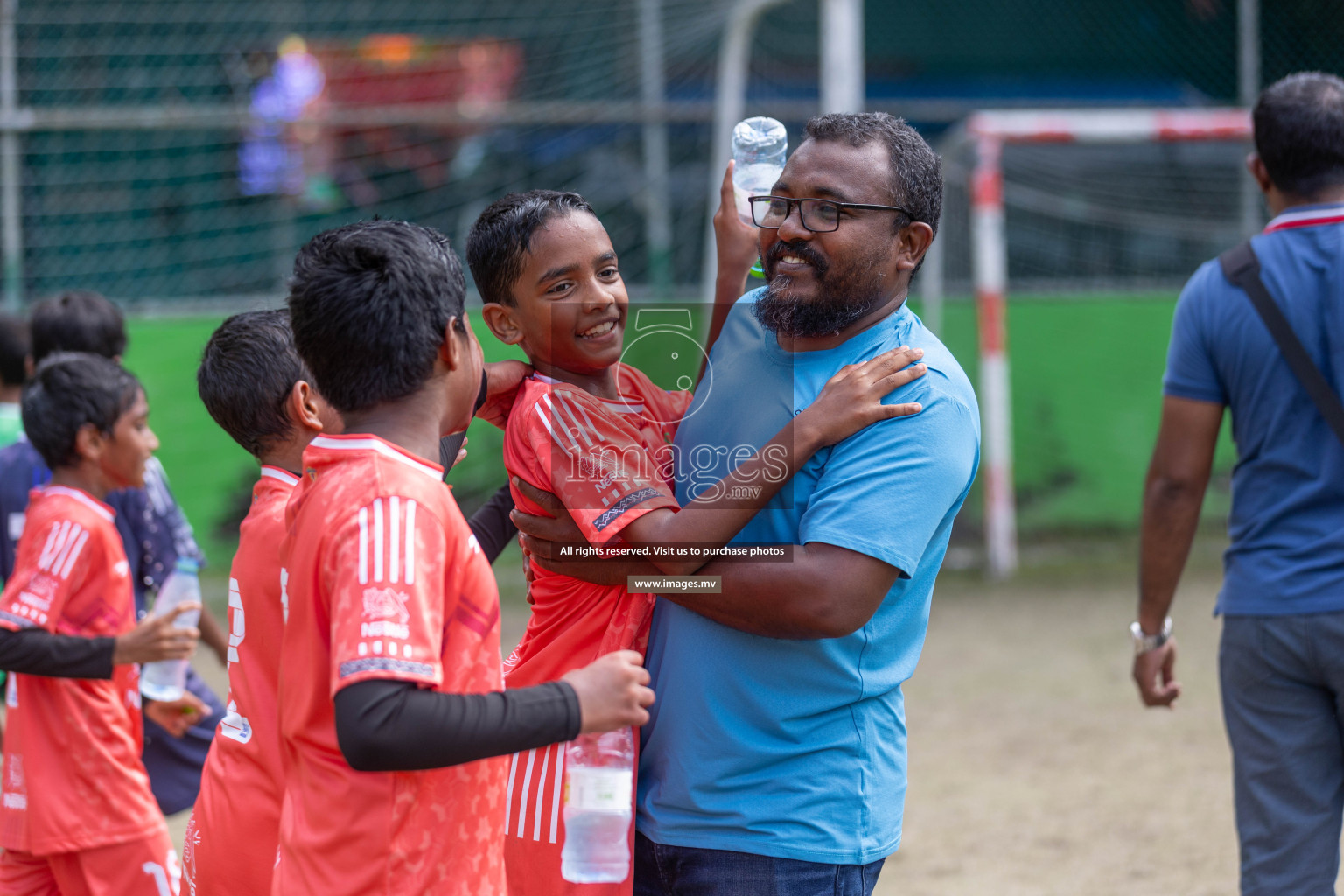 Day 2 of Nestle kids football fiesta, held in Henveyru Football Stadium, Male', Maldives on Thursday, 12th October 2023 Photos: Shuu Abdul Sattar / mages.mv